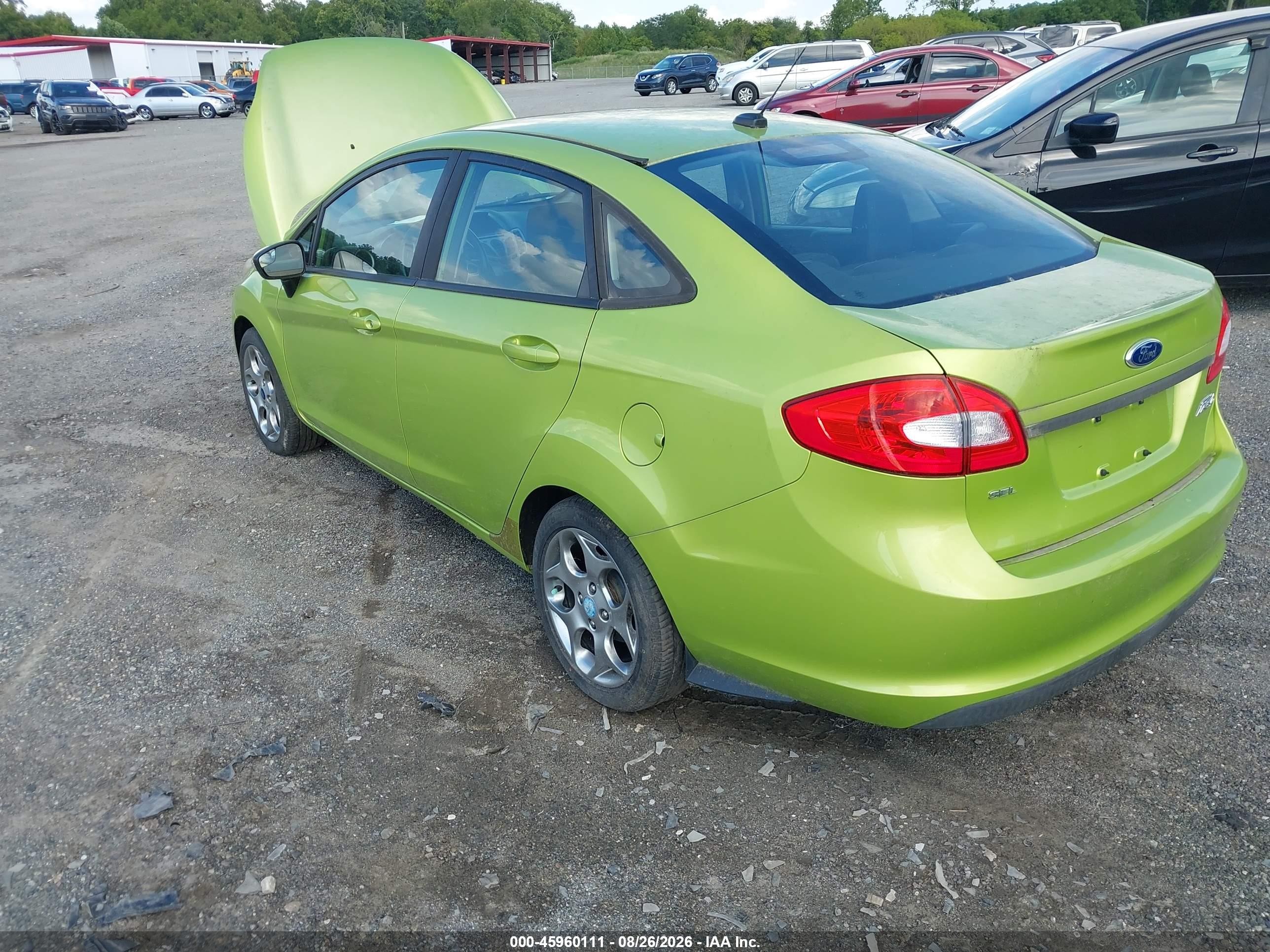 2012 Ford Fiesta Sel Green vin: 3FADP4CJ8CM162877