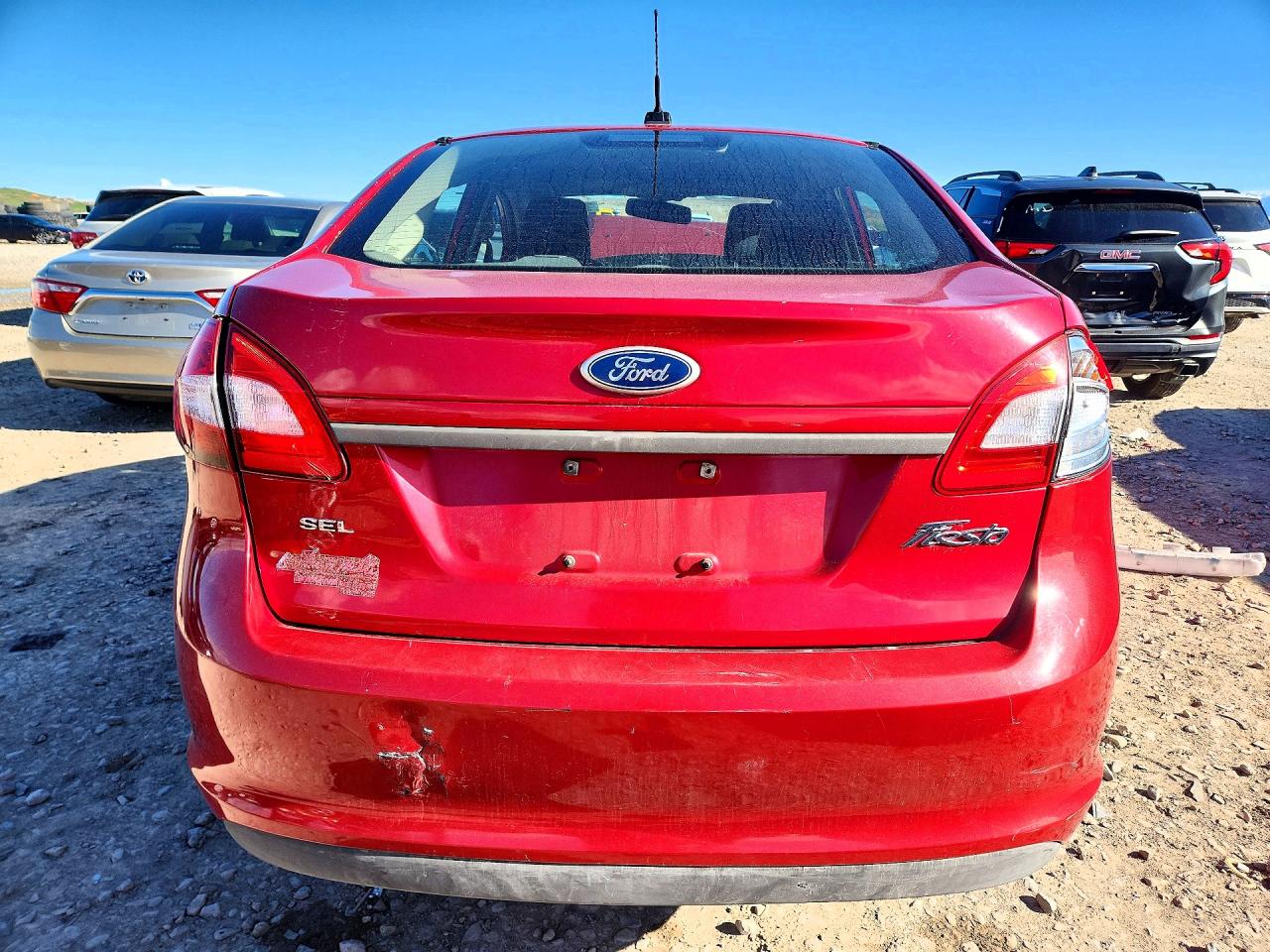2011 Ford Fiesta Sel Красный vin: 3FADP4CJ9BM102511