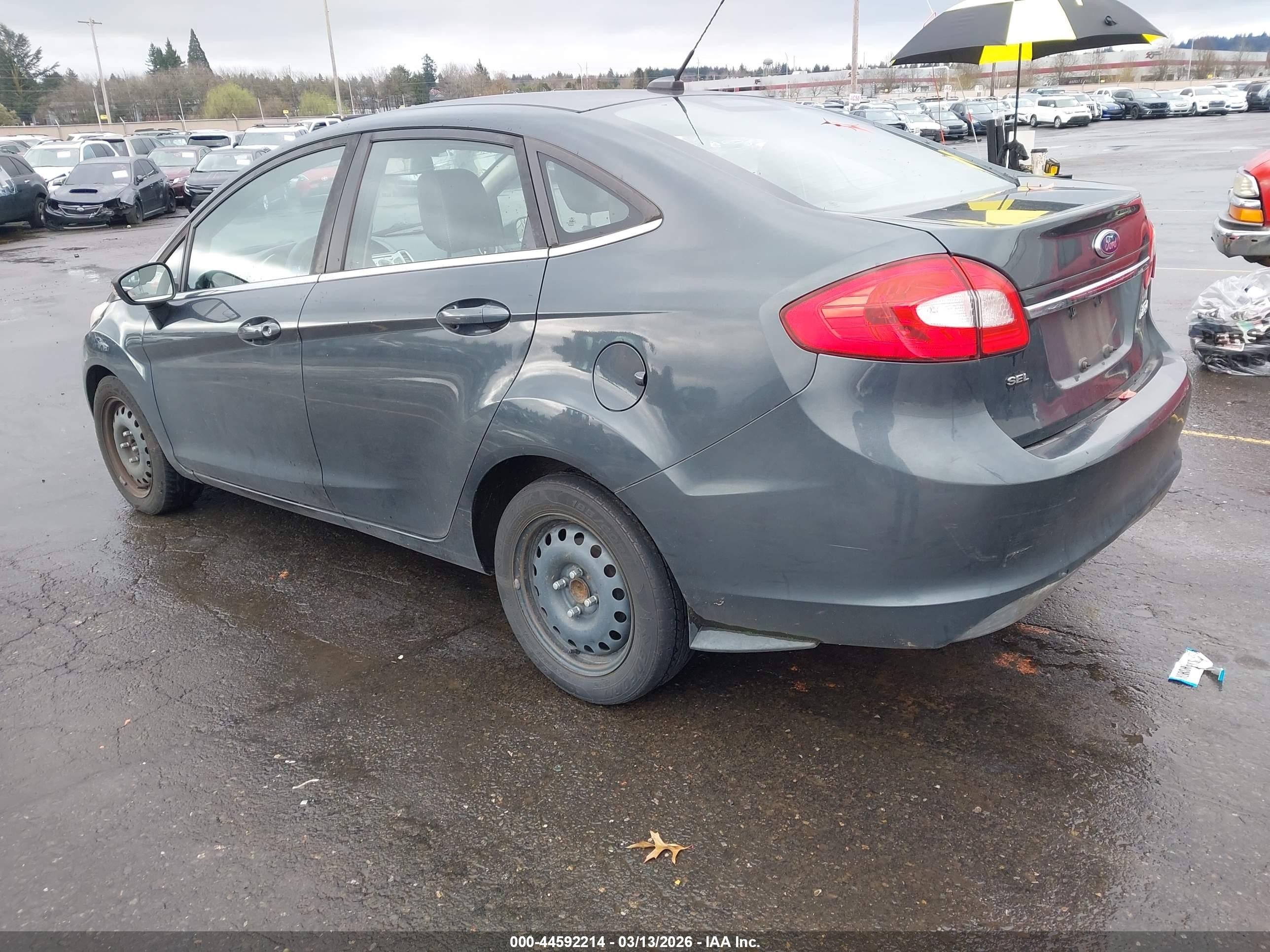 2011 Ford Fiesta Sel Black vin: 3FADP4CJ9BM222549