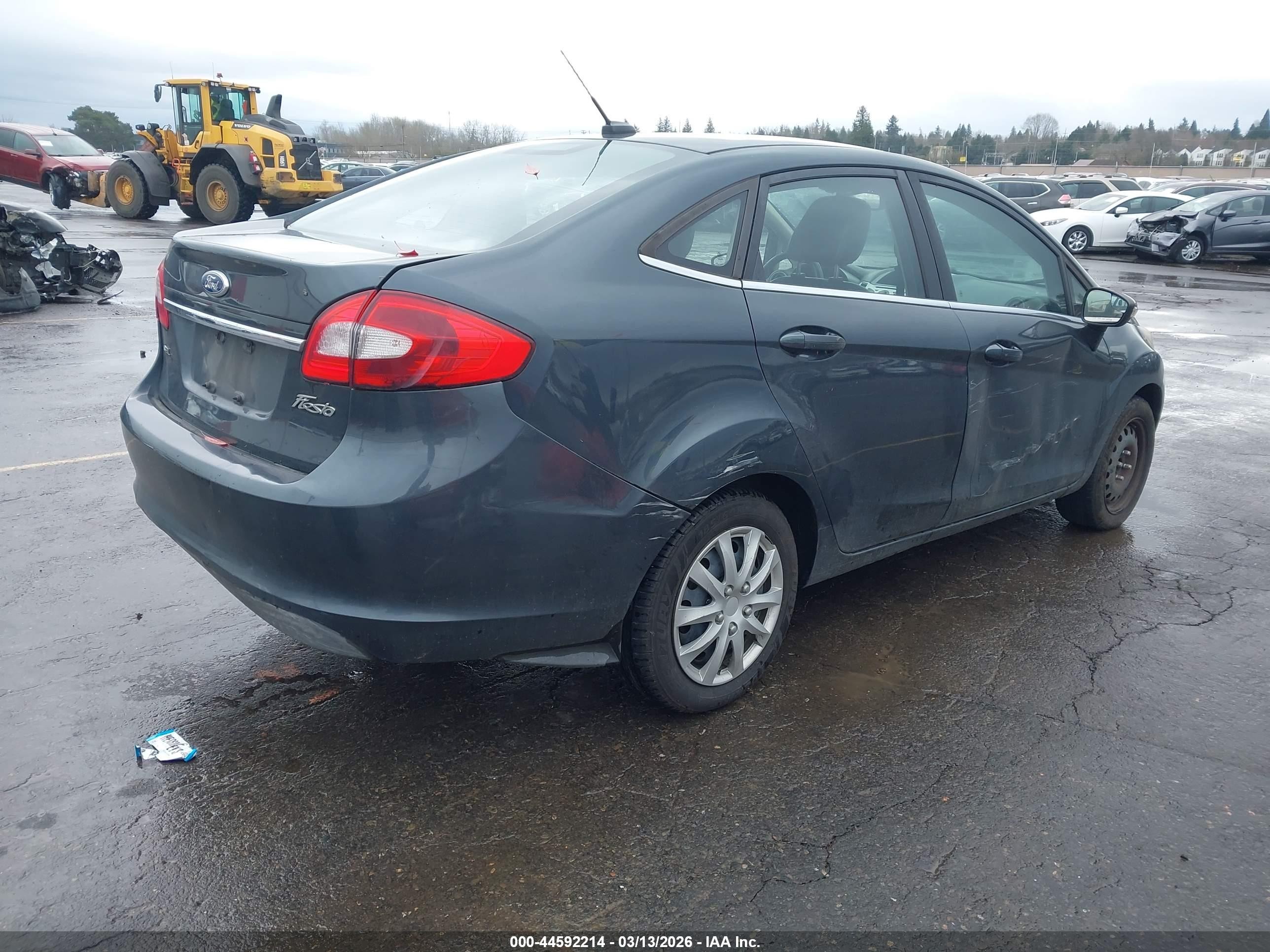 2011 Ford Fiesta Sel Black vin: 3FADP4CJ9BM222549