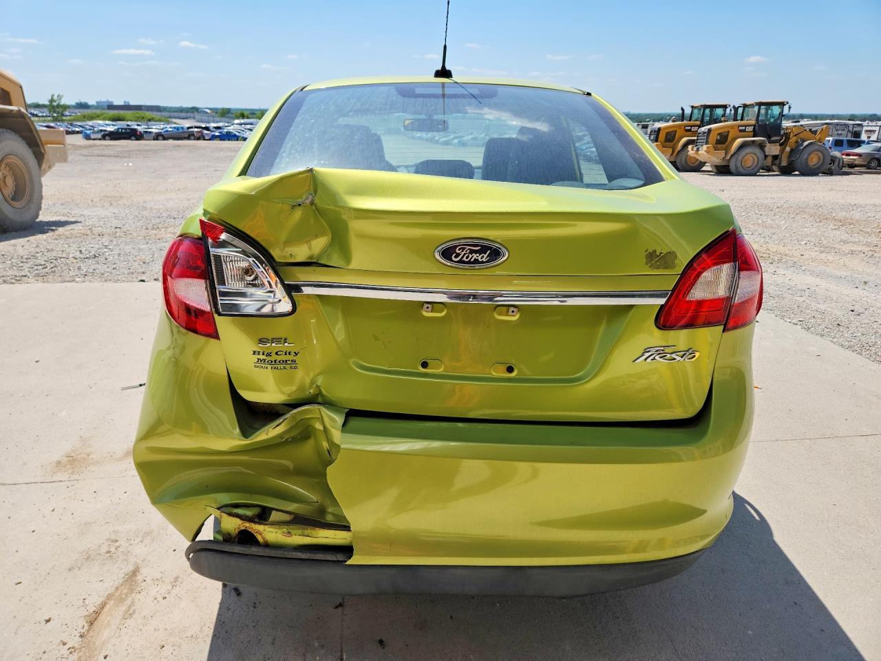 2011 Ford Fiesta Sel Green vin: 3FADP4CJXBM142256