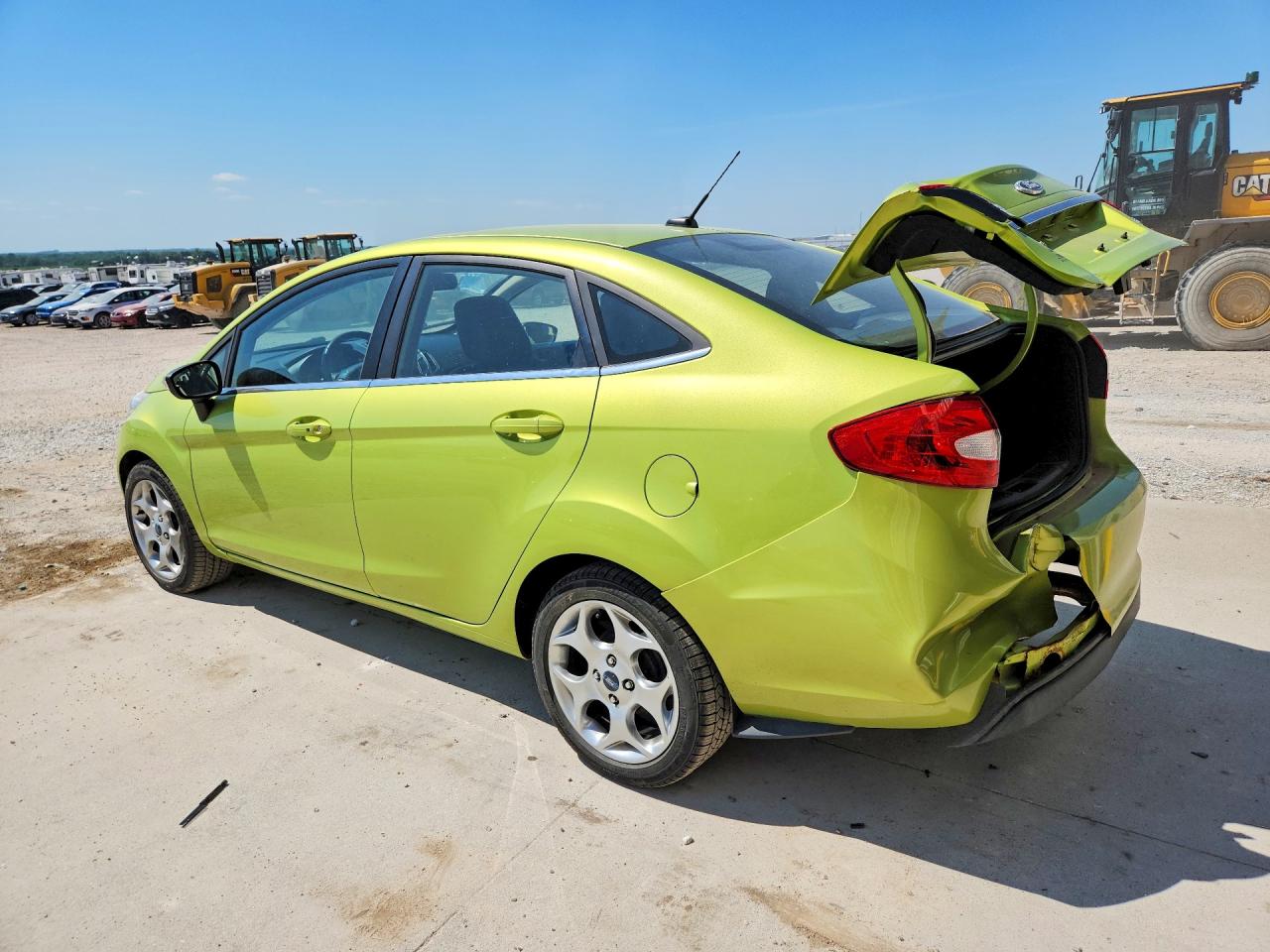 2011 Ford Fiesta Sel Green vin: 3FADP4CJXBM142256