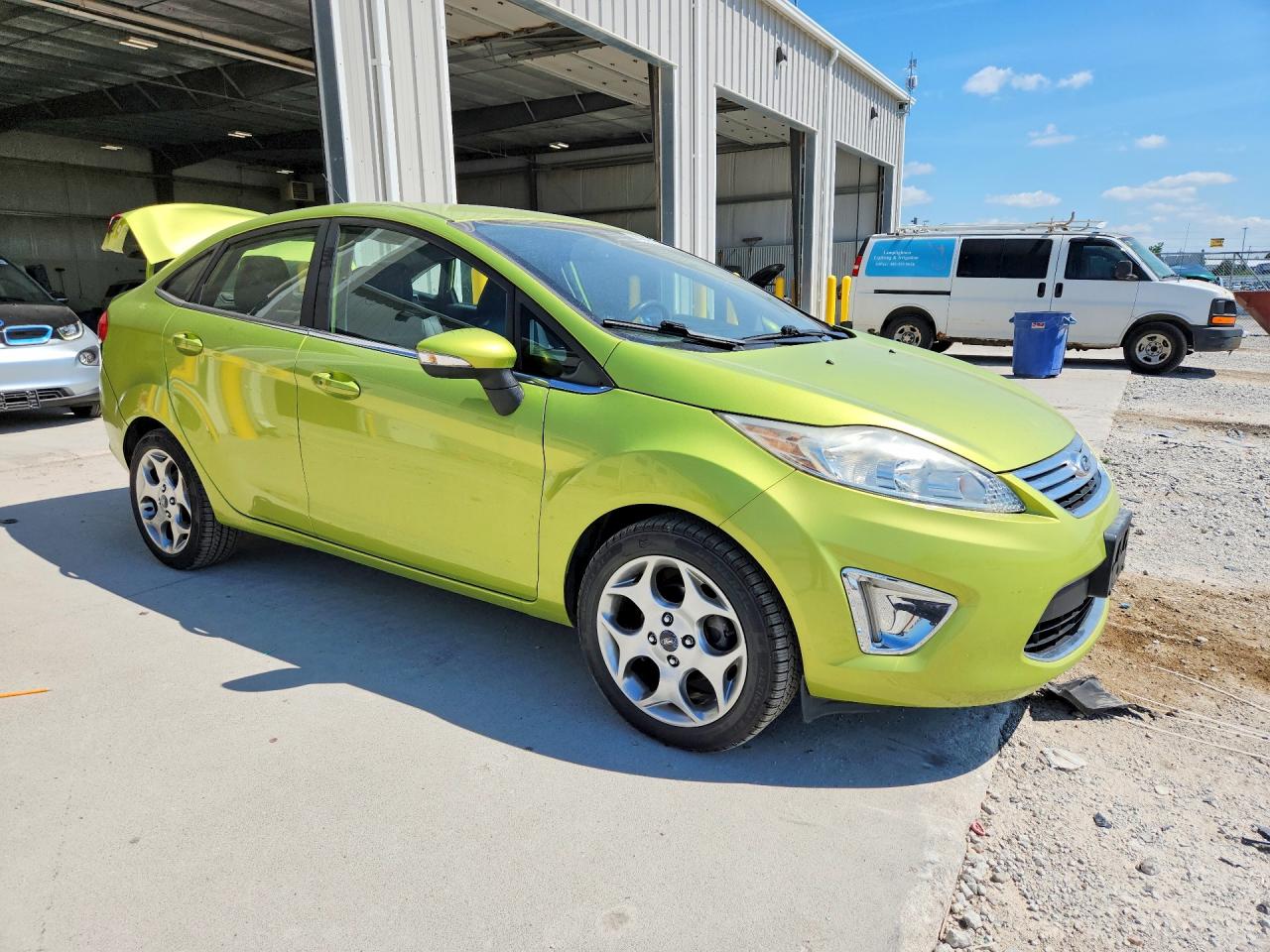 2011 Ford Fiesta Sel Green vin: 3FADP4CJXBM142256