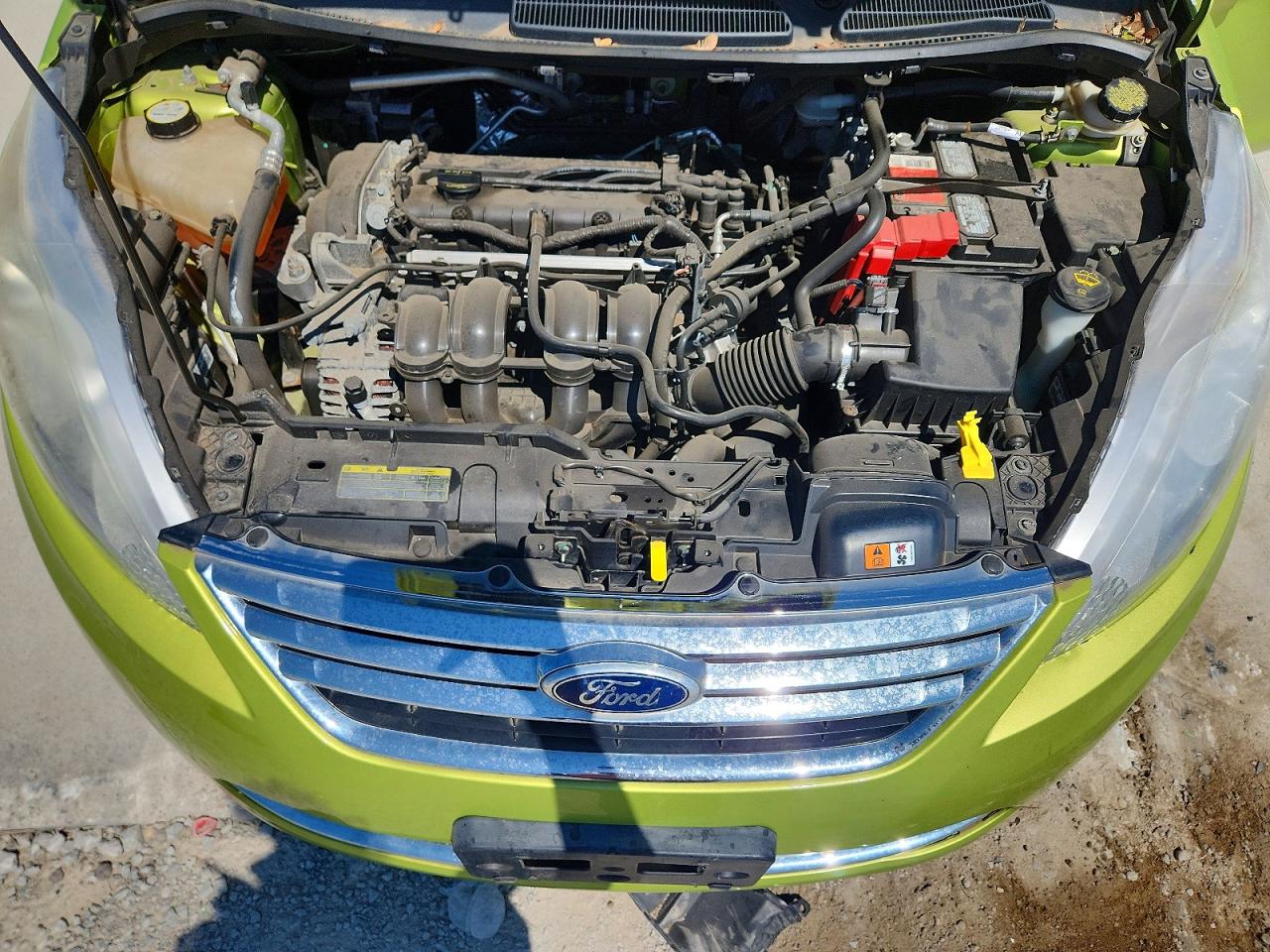 2011 Ford Fiesta Sel Green vin: 3FADP4CJXBM142256