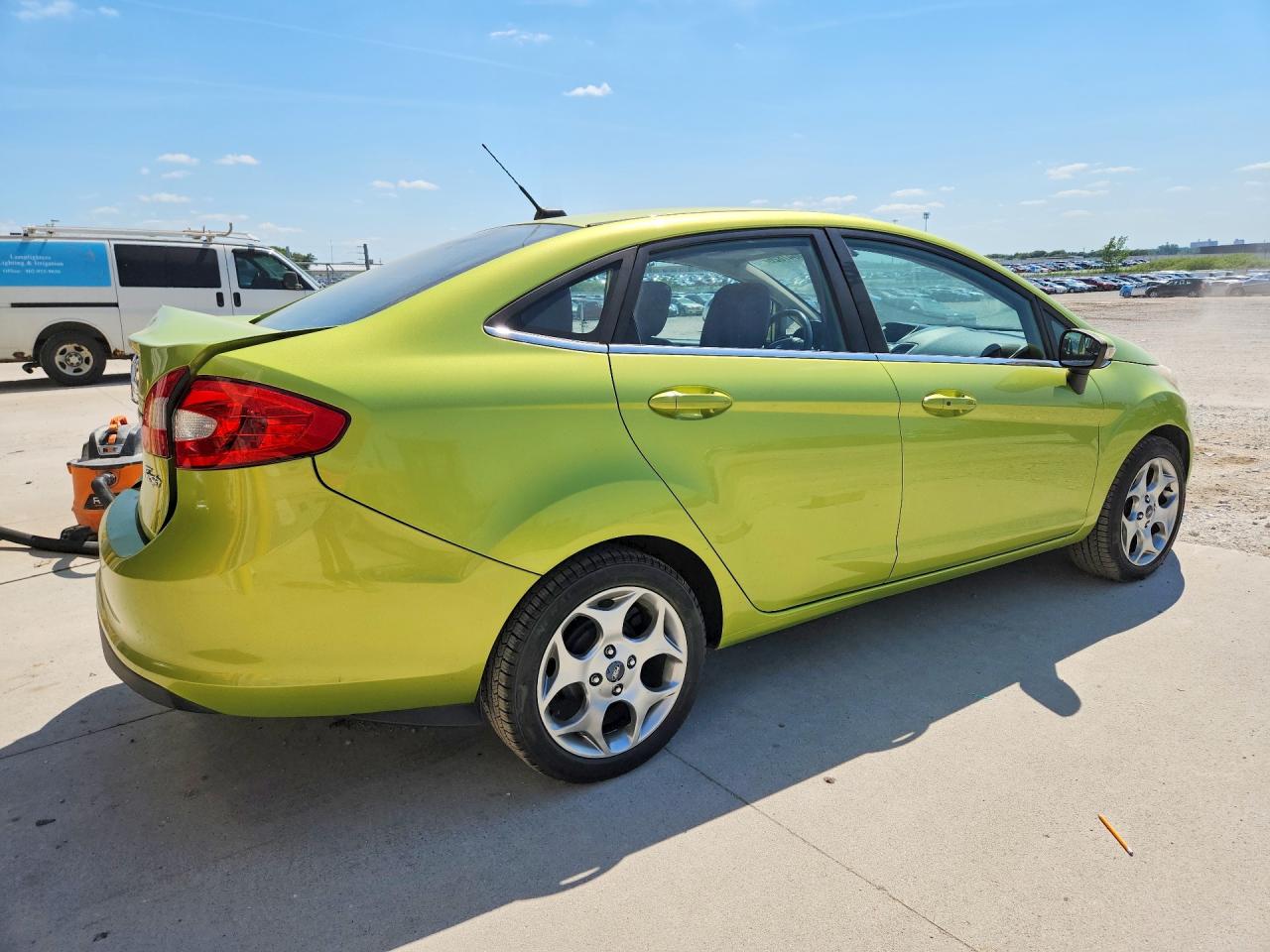 2011 Ford Fiesta Sel Green vin: 3FADP4CJXBM142256
