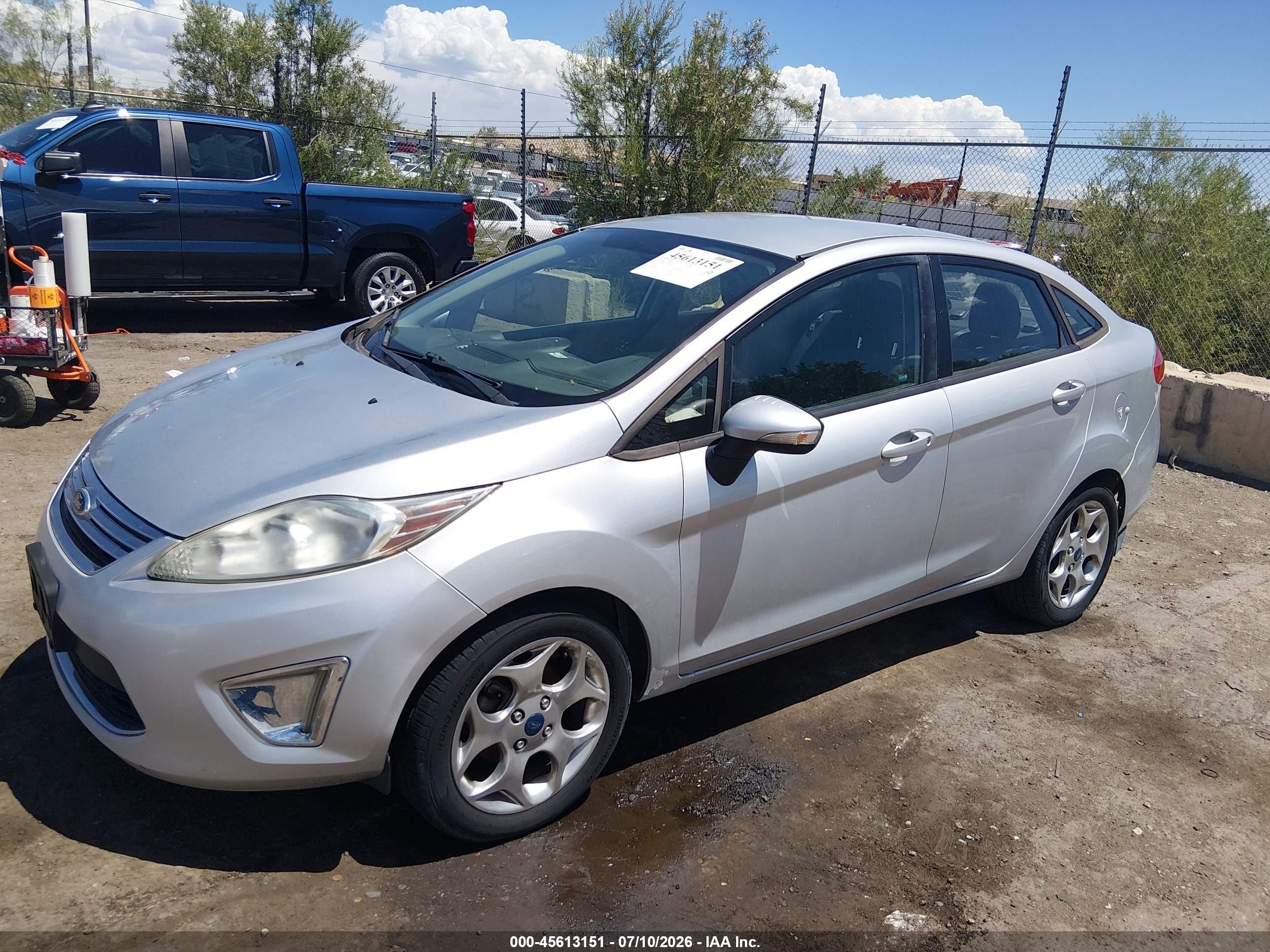 2012 Ford Fiesta Sel Silver vin: 3FADP4CJXCM173654