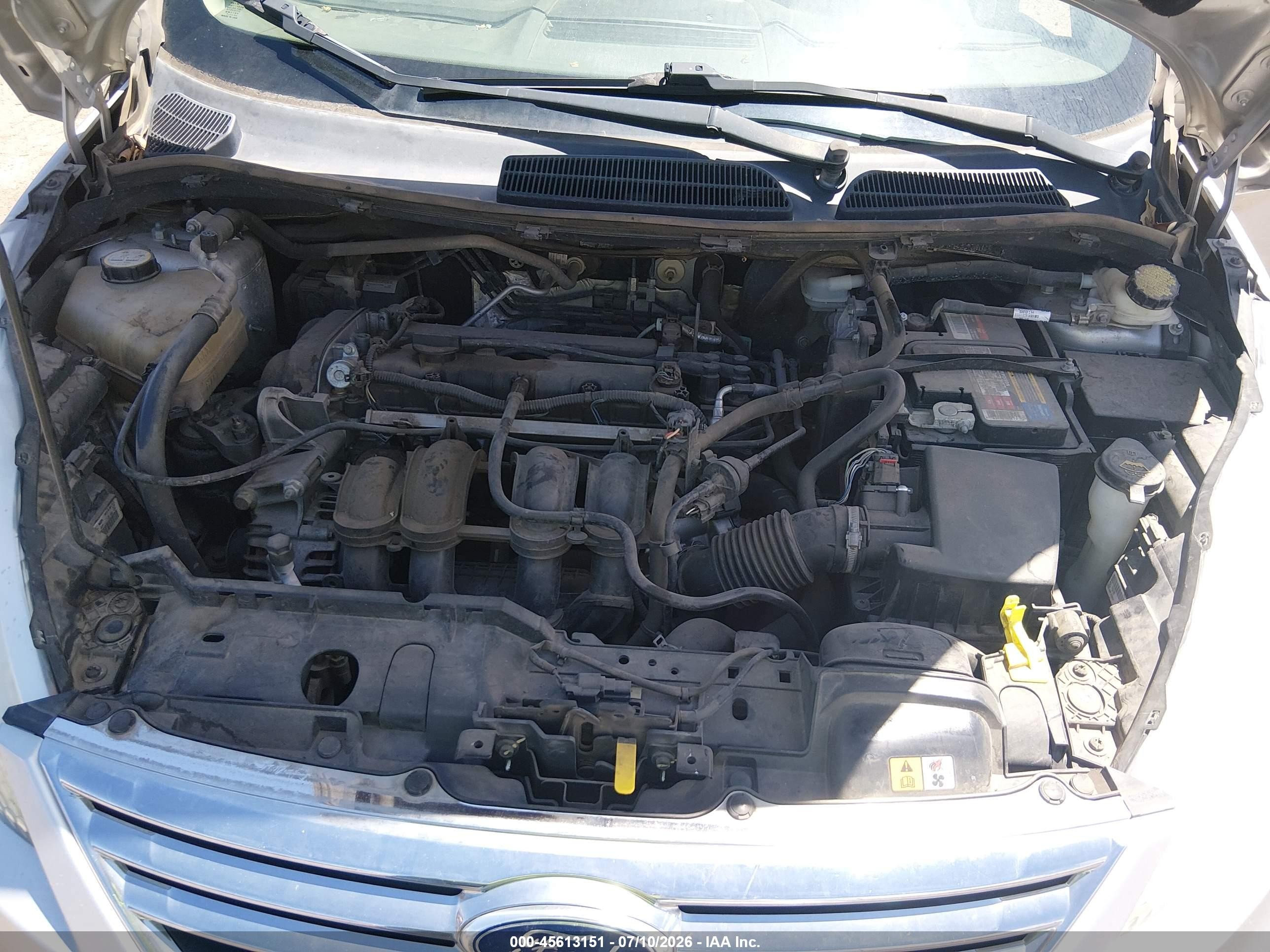 2012 Ford Fiesta Sel Silver vin: 3FADP4CJXCM173654