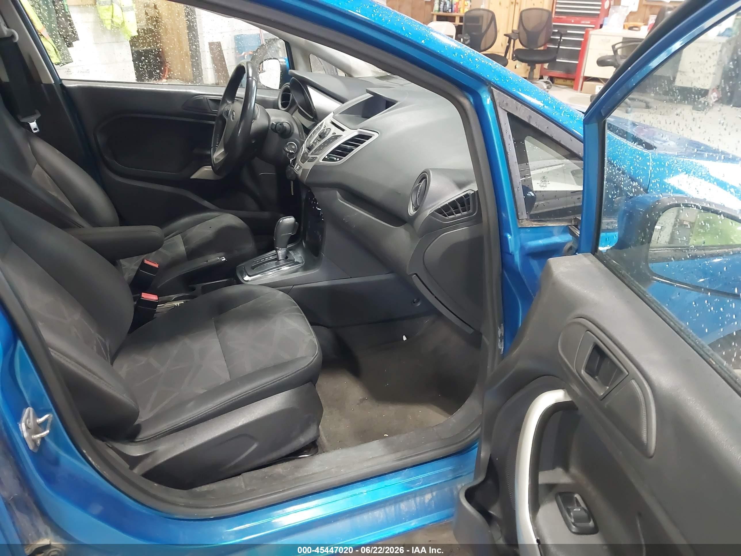 2012 Ford Fiesta Sel Blue vin: 3FADP4CJXCM176182