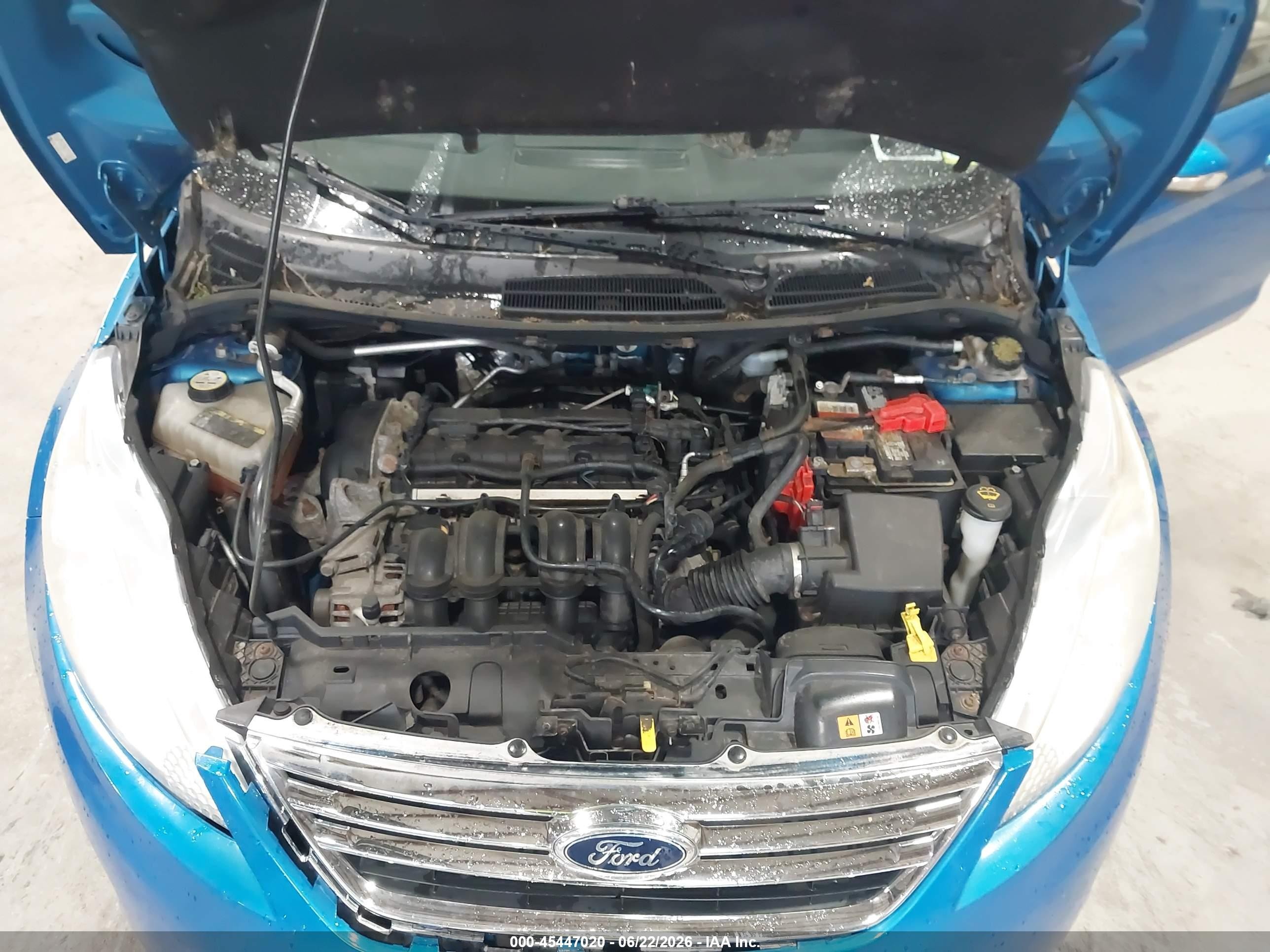 2012 Ford Fiesta Sel Blue vin: 3FADP4CJXCM176182
