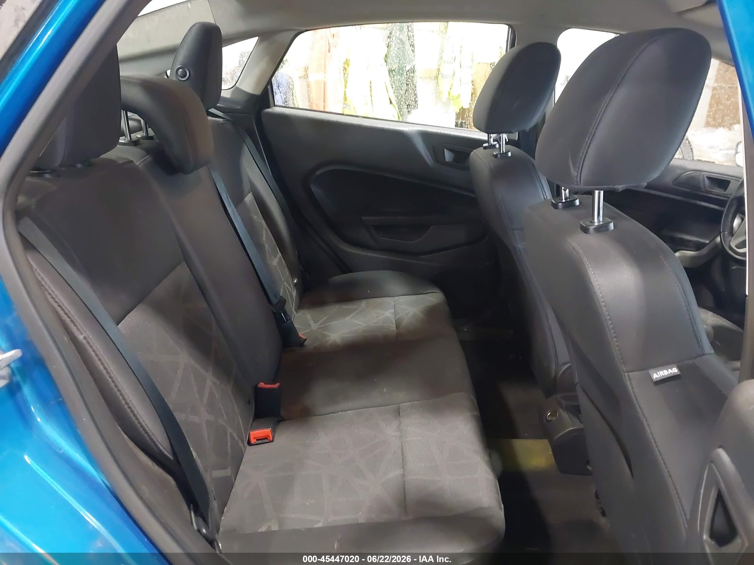 2012 Ford Fiesta Sel Blue vin: 3FADP4CJXCM176182