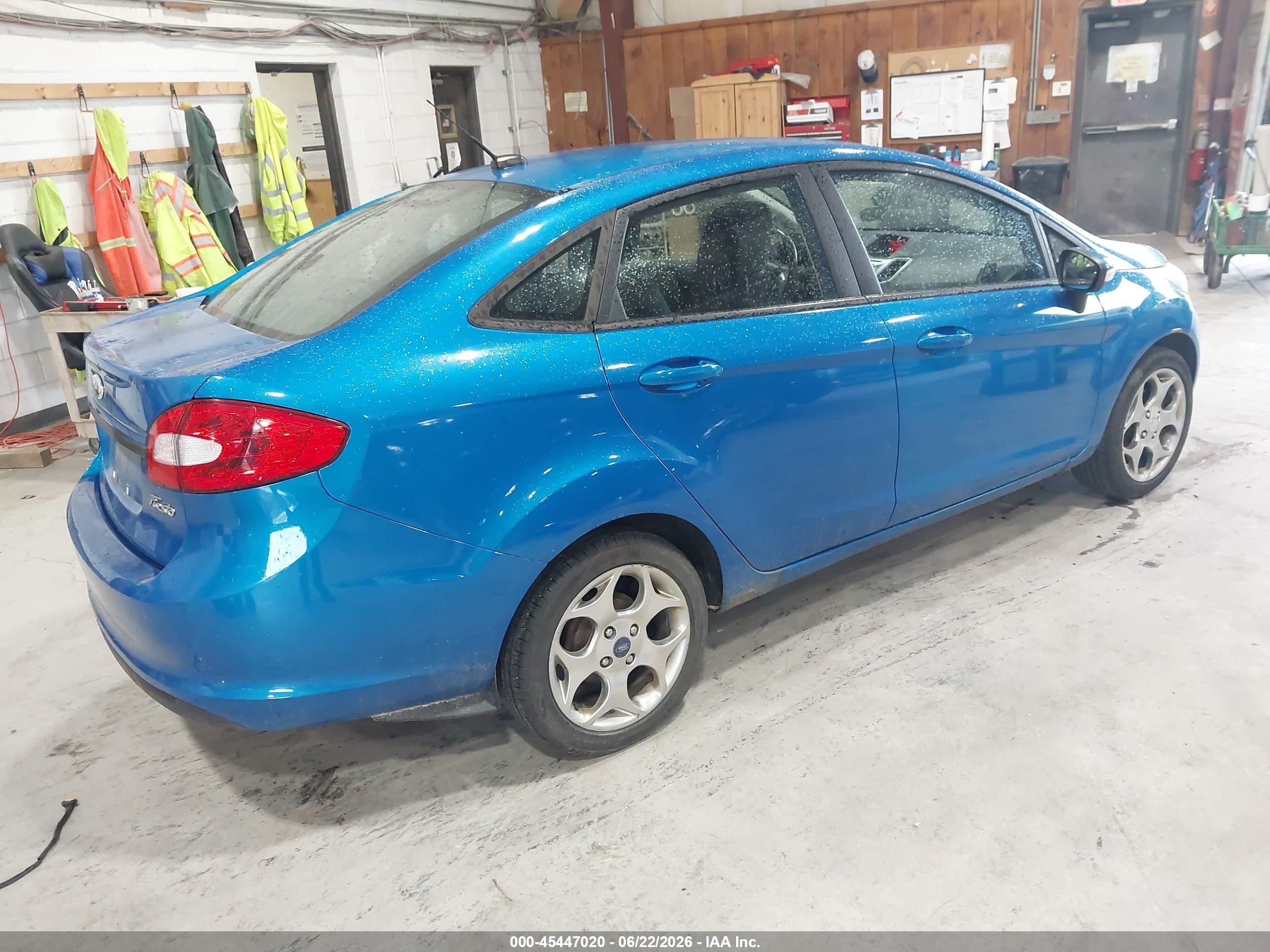 2012 Ford Fiesta Sel Blue vin: 3FADP4CJXCM176182