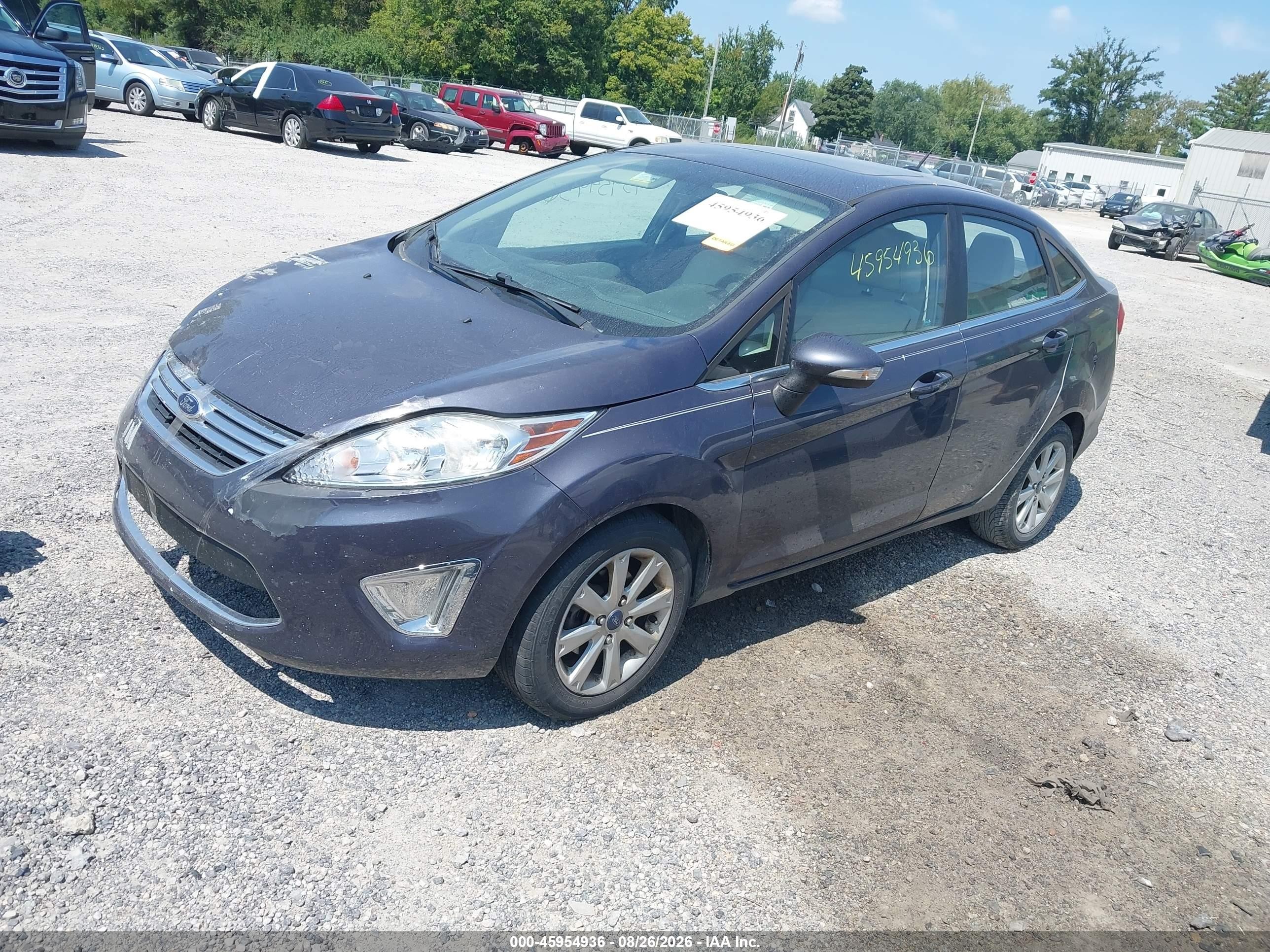 2012 Ford Fiesta Sel Серый vin: 3FADP4CJXCM219726