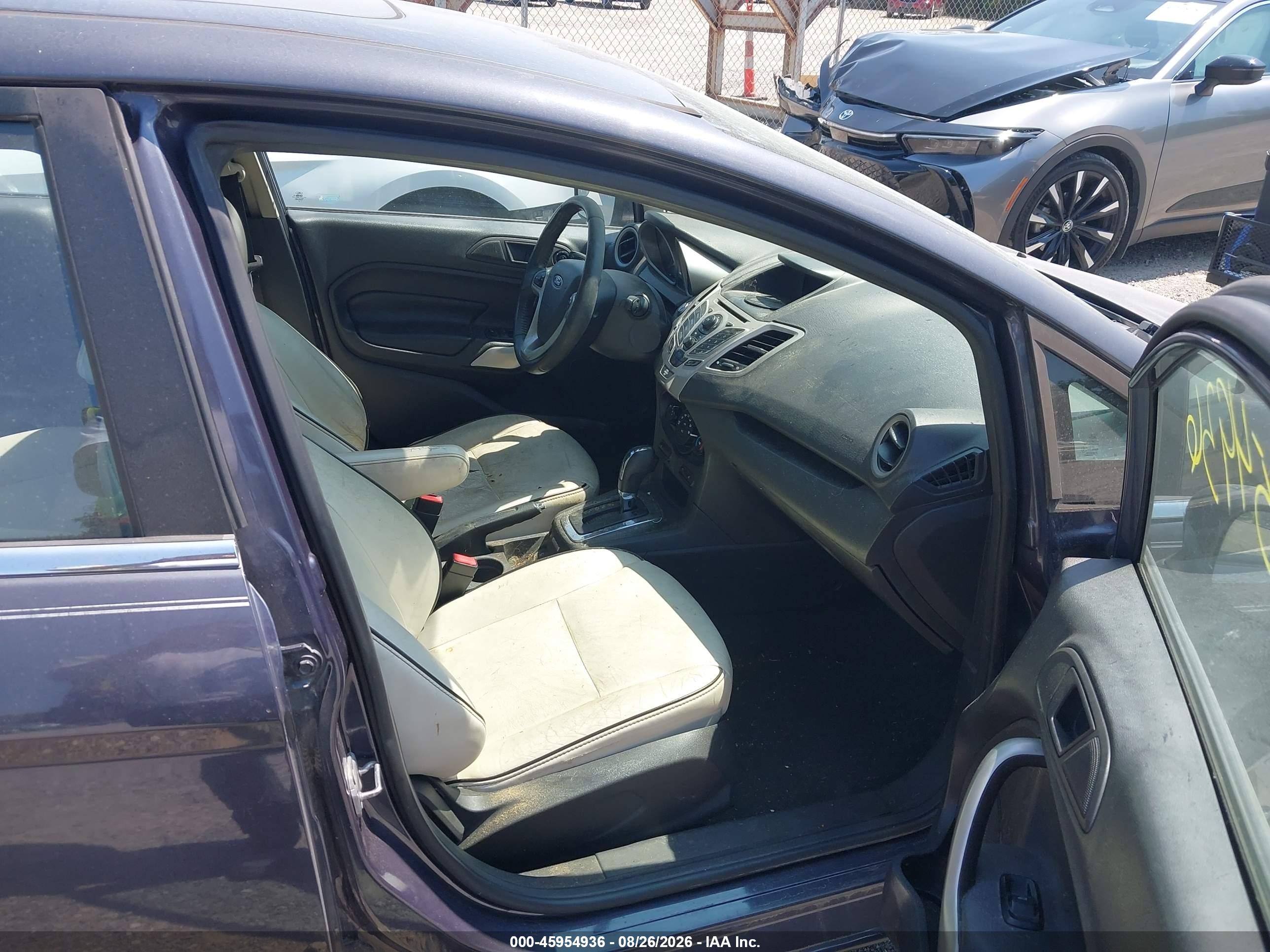 2012 Ford Fiesta Sel Серый vin: 3FADP4CJXCM219726