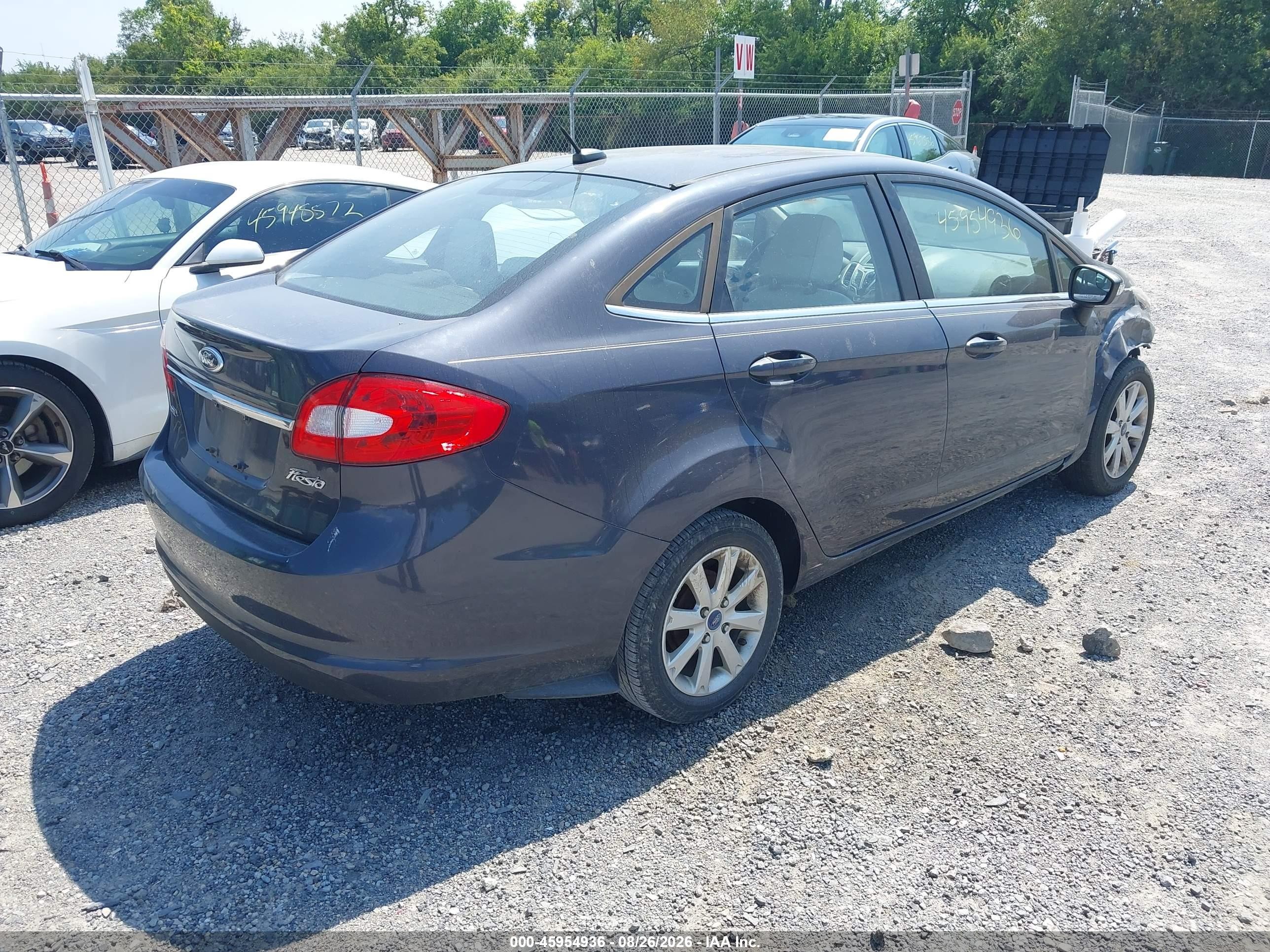 2012 Ford Fiesta Sel Серый vin: 3FADP4CJXCM219726