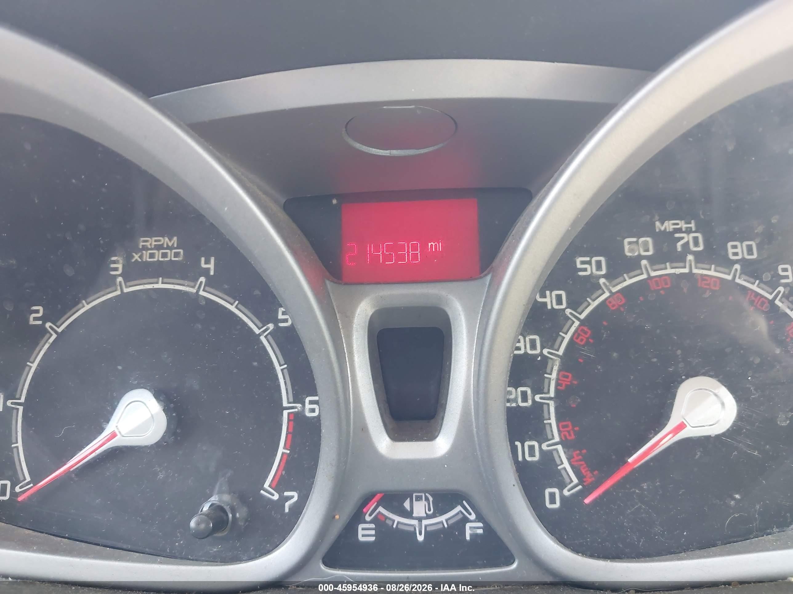 2012 Ford Fiesta Sel Серый vin: 3FADP4CJXCM219726