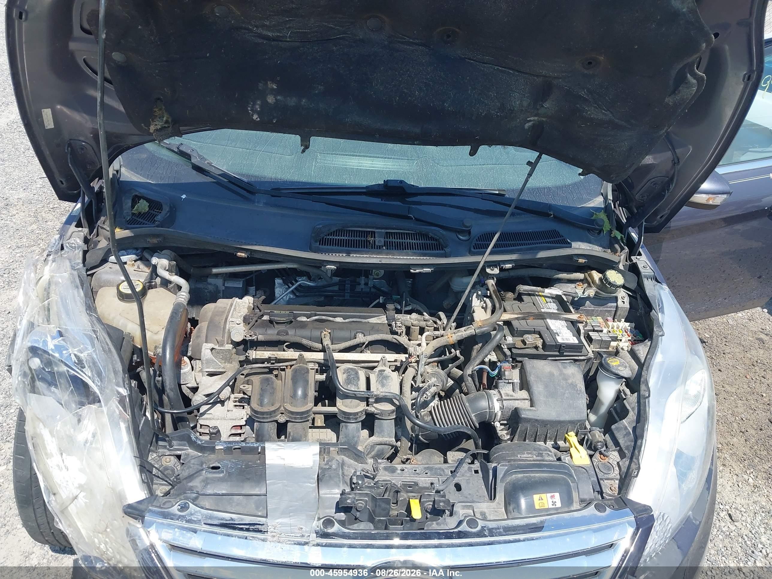 2012 Ford Fiesta Sel Серый vin: 3FADP4CJXCM219726