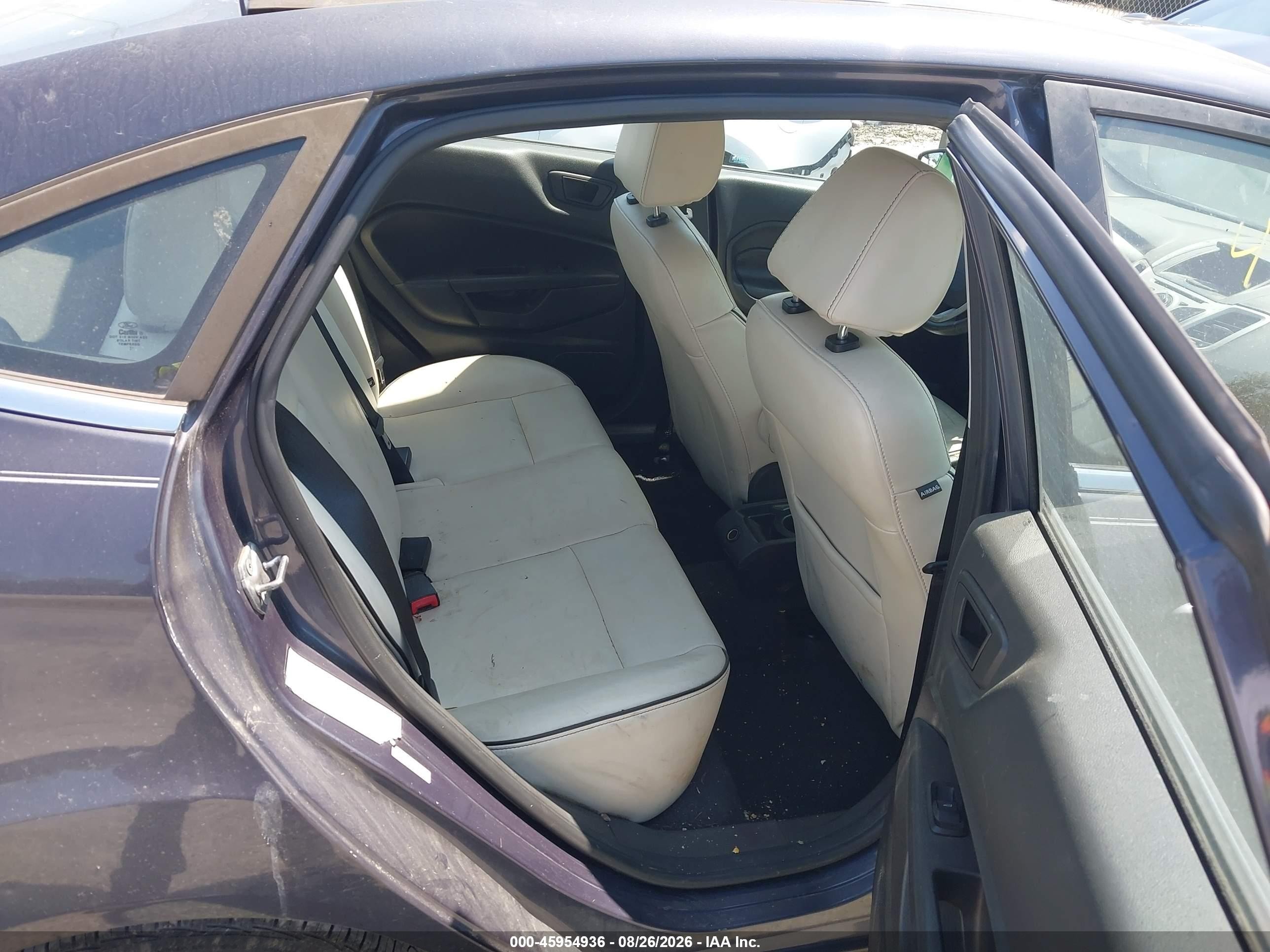 2012 Ford Fiesta Sel Серый vin: 3FADP4CJXCM219726