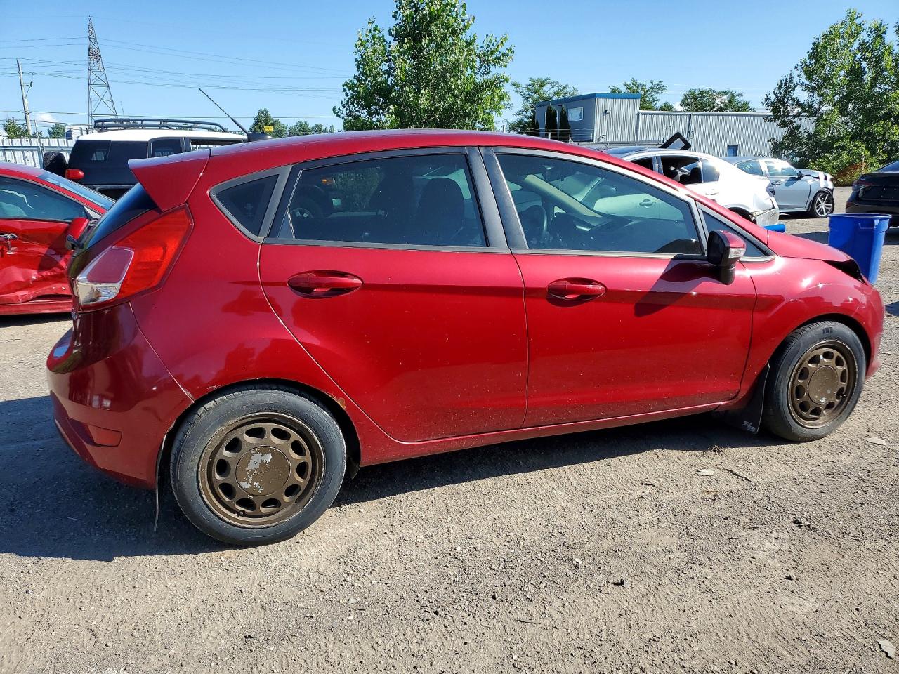 2014 Ford Fiesta Se Красный vin: 3FADP4EE6EM175758