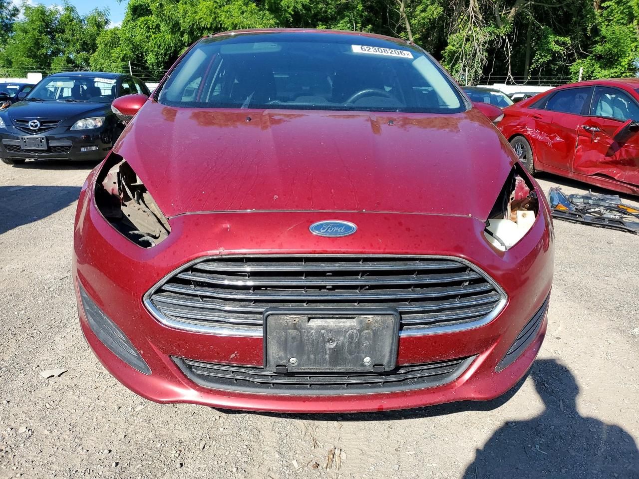 2014 Ford Fiesta Se Красный vin: 3FADP4EE6EM175758