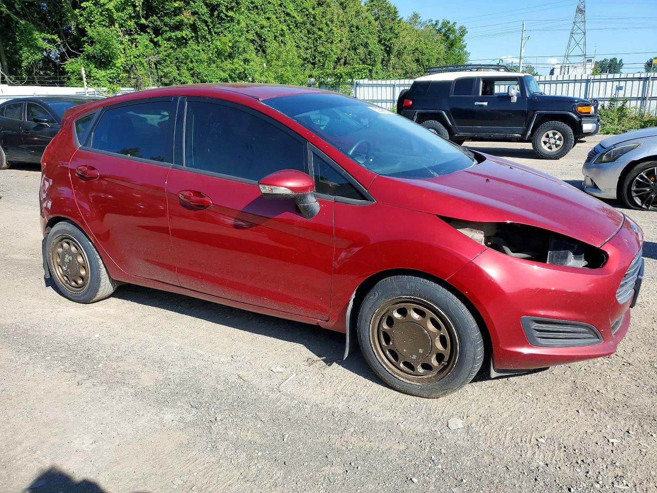 2014 Ford Fiesta Se Красный vin: 3FADP4EE6EM175758