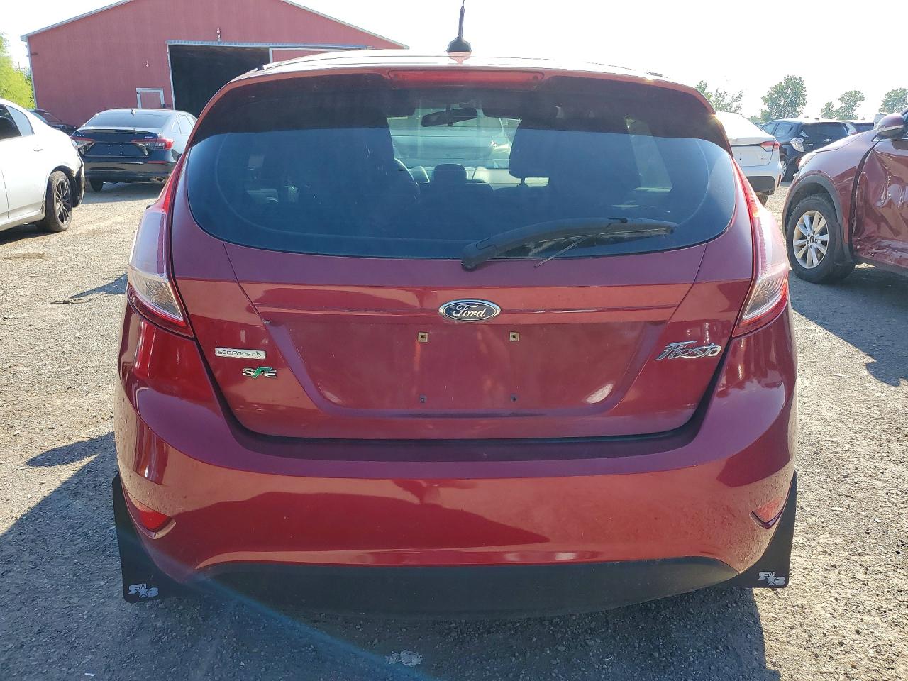 2014 Ford Fiesta Se Красный vin: 3FADP4EE6EM175758