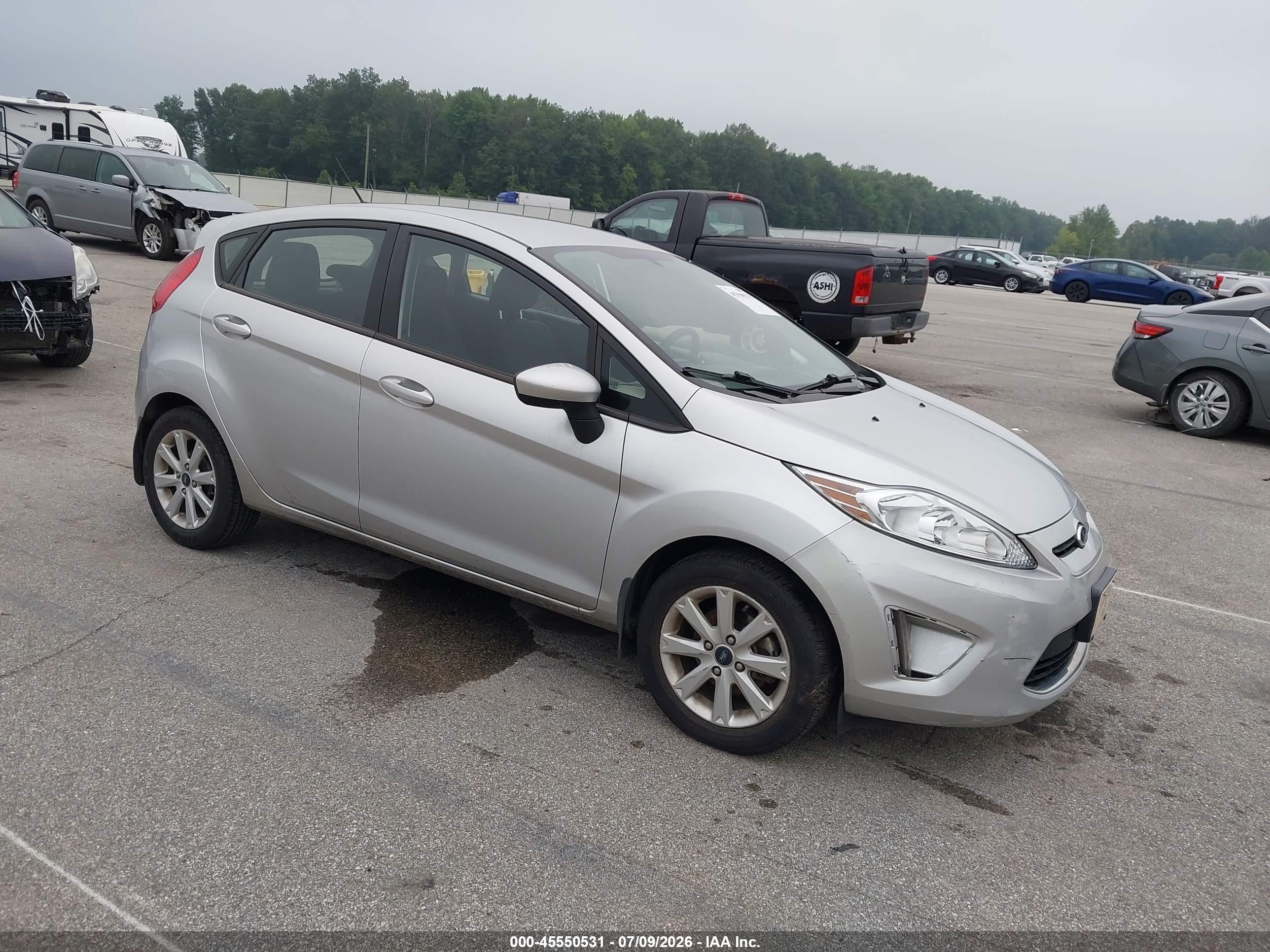 2011 Ford Fiesta Se Silver vin: 3FADP4EJ0BM111515