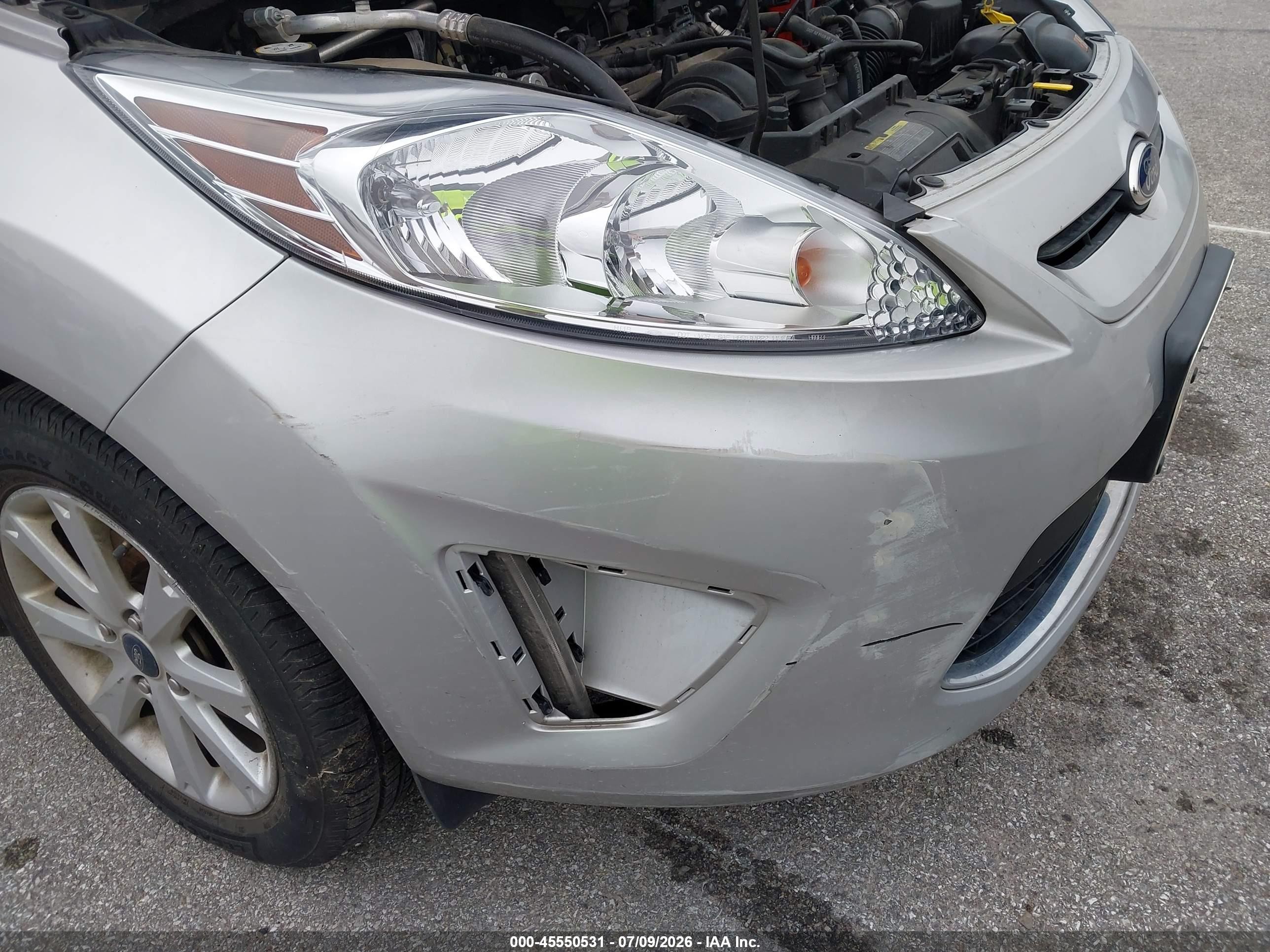 2011 Ford Fiesta Se Silver vin: 3FADP4EJ0BM111515