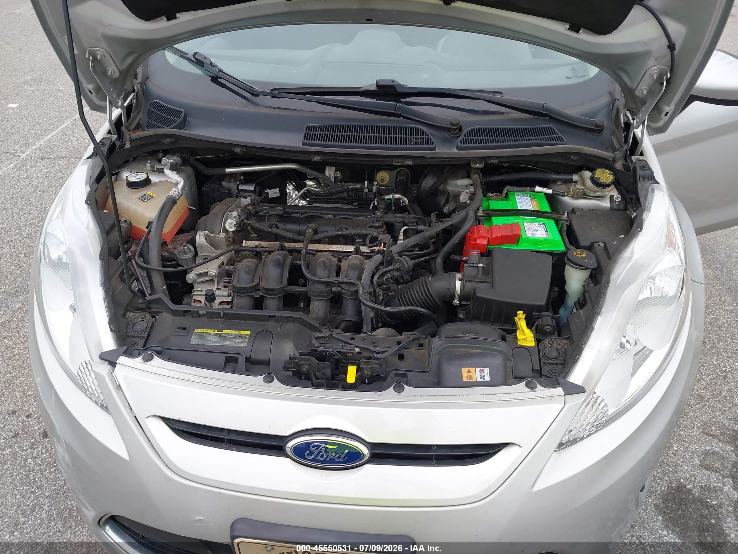 2011 Ford Fiesta Se Silver vin: 3FADP4EJ0BM111515