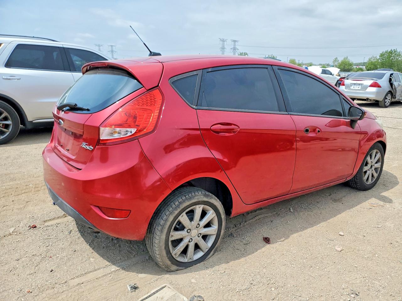 2011 Ford Fiesta Se Red vin: 3FADP4EJ0BM144658
