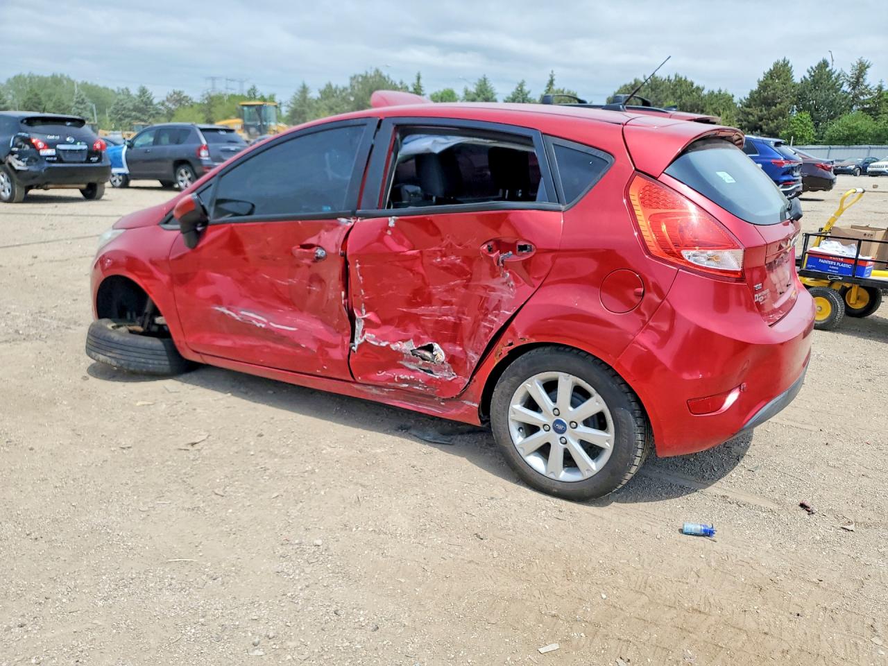 2011 Ford Fiesta Se Red vin: 3FADP4EJ0BM144658