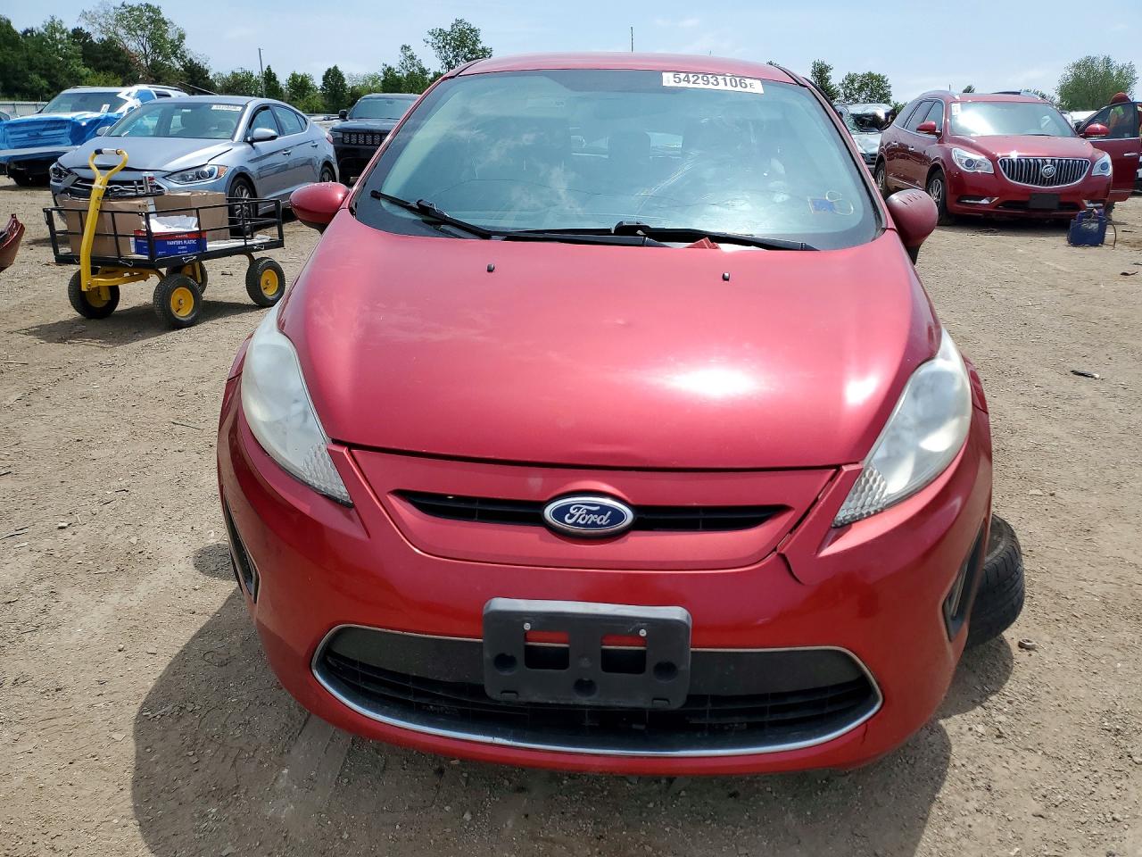 2011 Ford Fiesta Se Red vin: 3FADP4EJ0BM144658