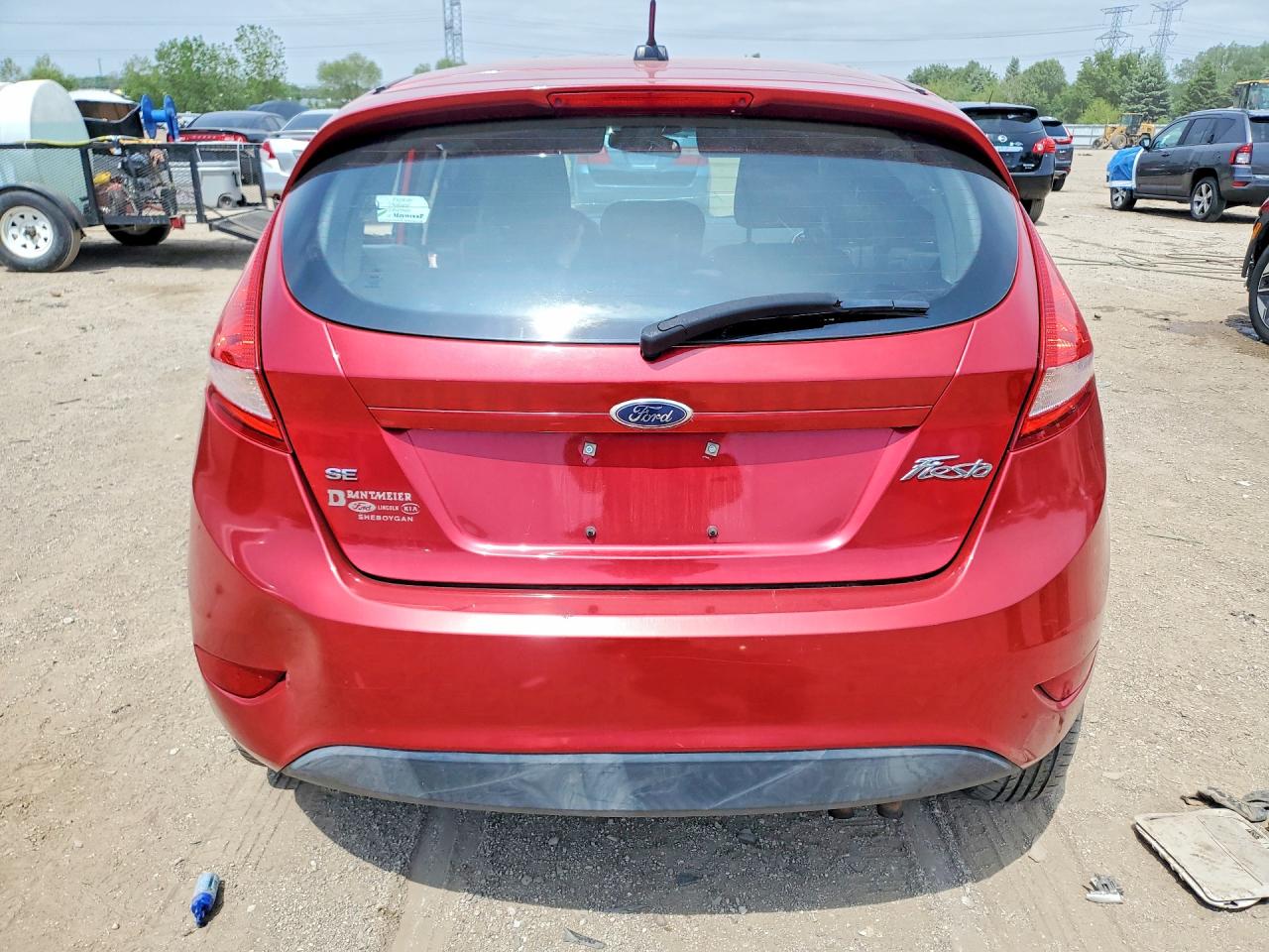 2011 Ford Fiesta Se Red vin: 3FADP4EJ0BM144658