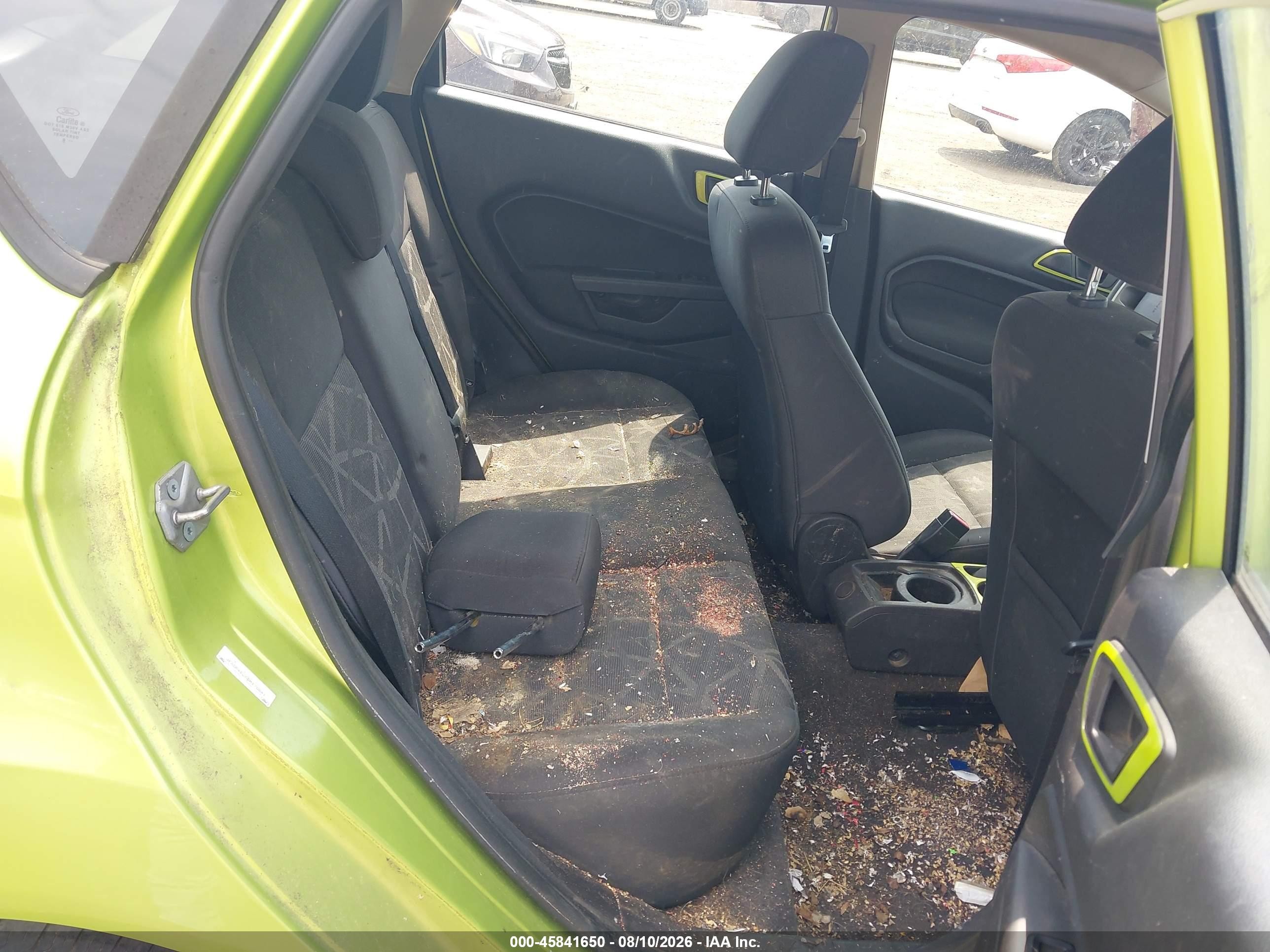 2011 Ford Fiesta Se Зеленый vin: 3FADP4EJ0BM170841
