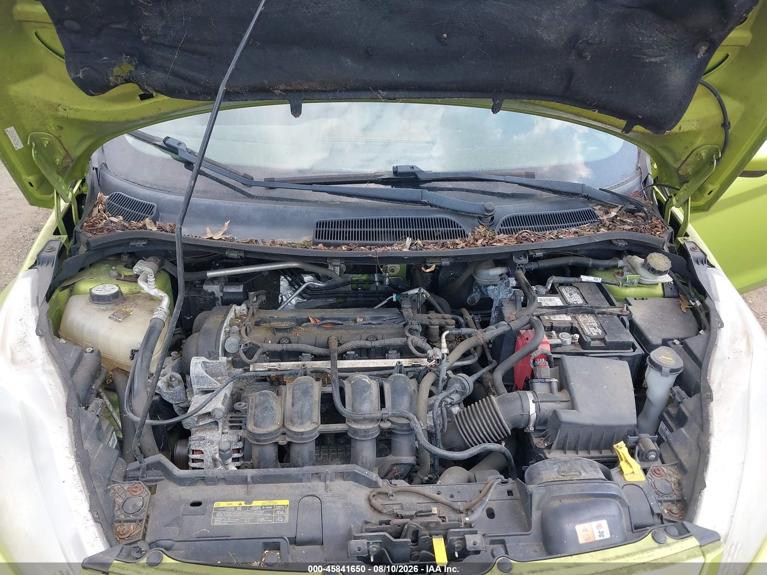 2011 Ford Fiesta Se Зеленый vin: 3FADP4EJ0BM170841
