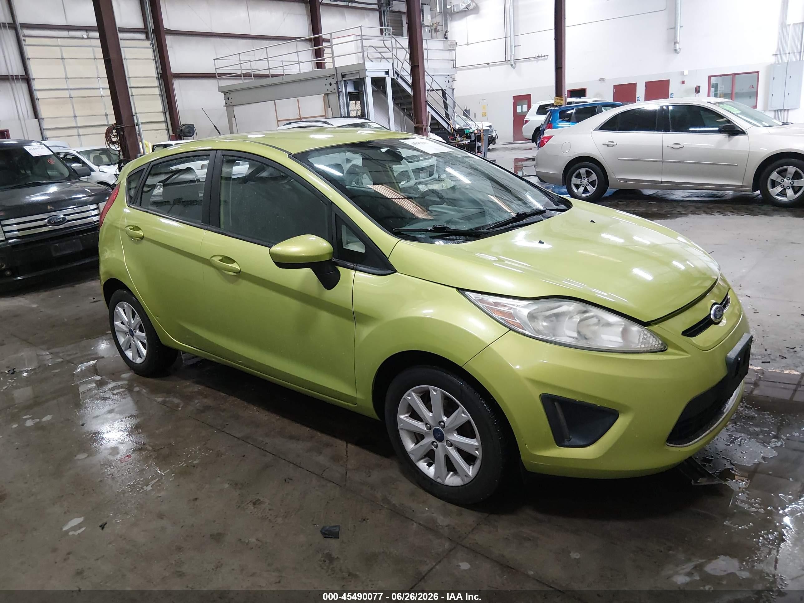 2011 Ford Fiesta Se Green vin: 3FADP4EJ0BM180561