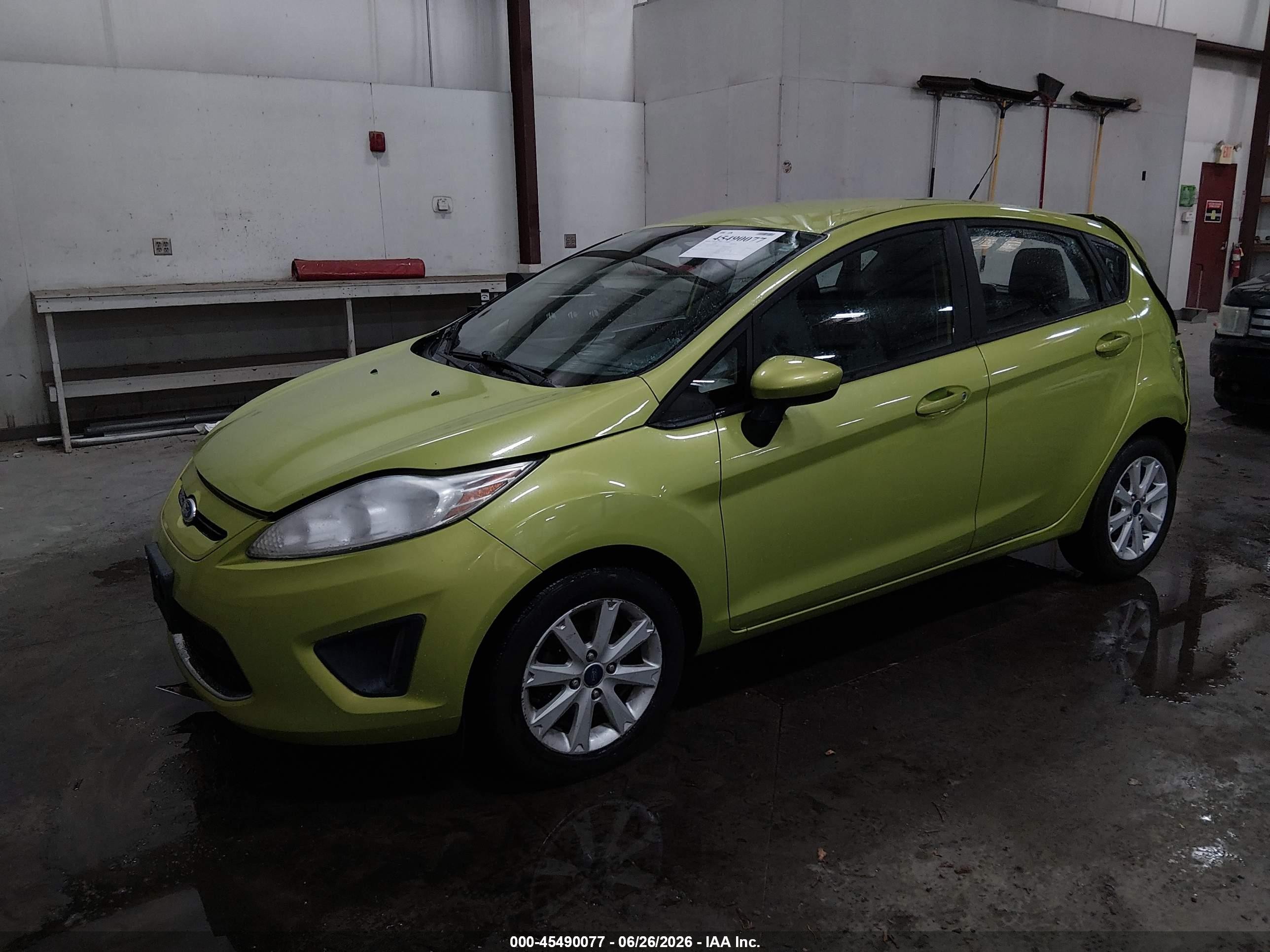 2011 Ford Fiesta Se Green vin: 3FADP4EJ0BM180561