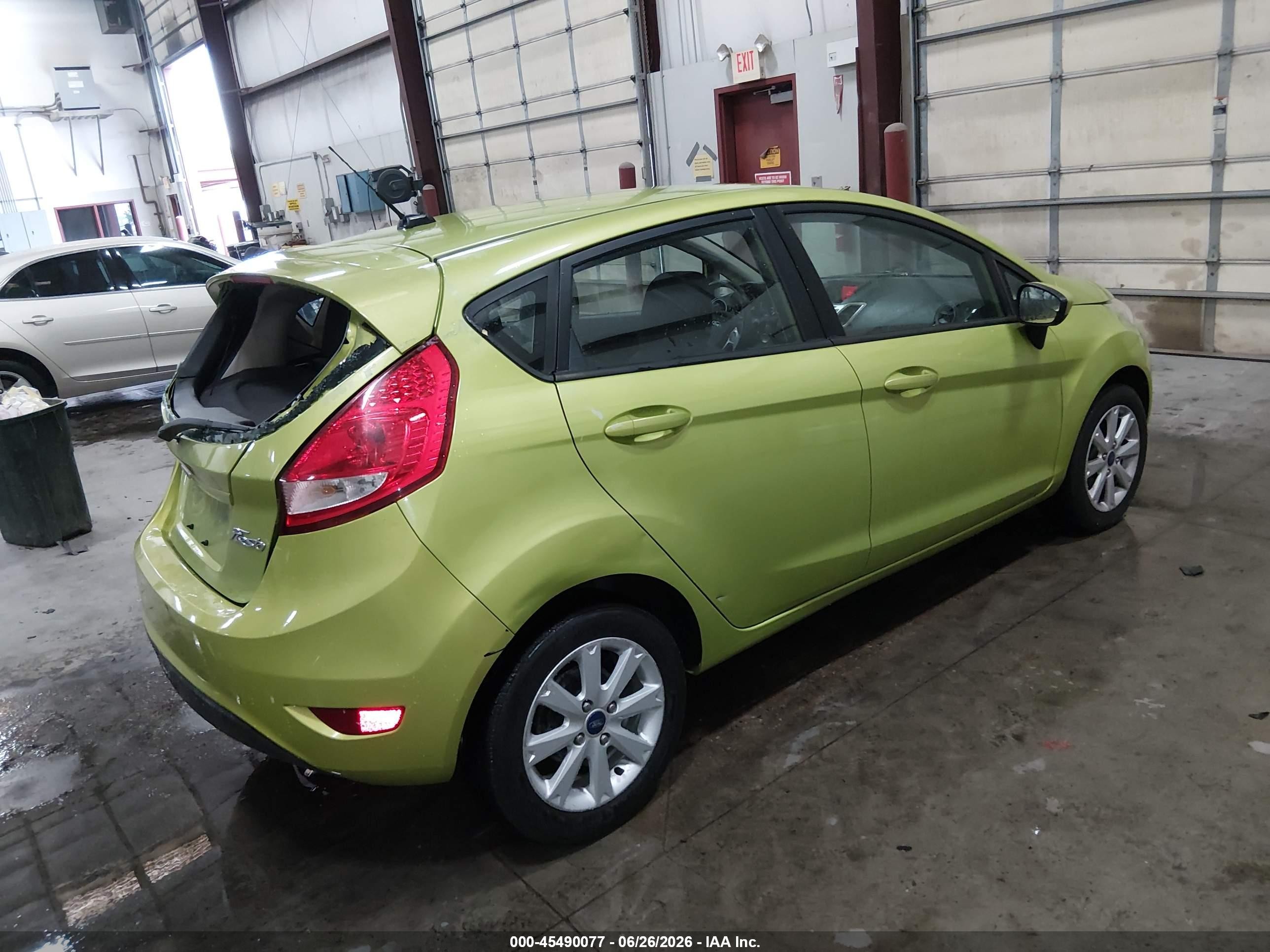 2011 Ford Fiesta Se Green vin: 3FADP4EJ0BM180561