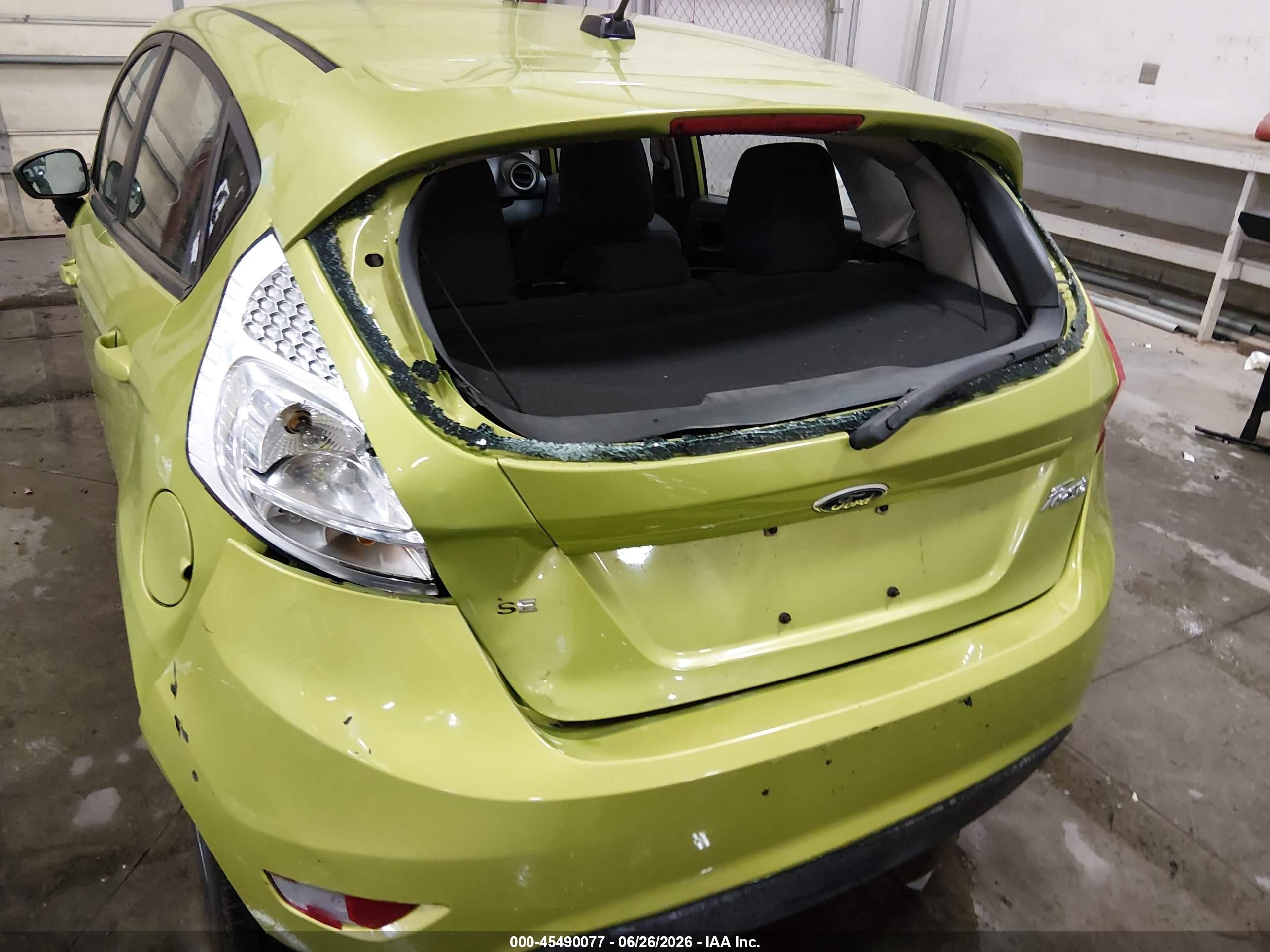 2011 Ford Fiesta Se Green vin: 3FADP4EJ0BM180561