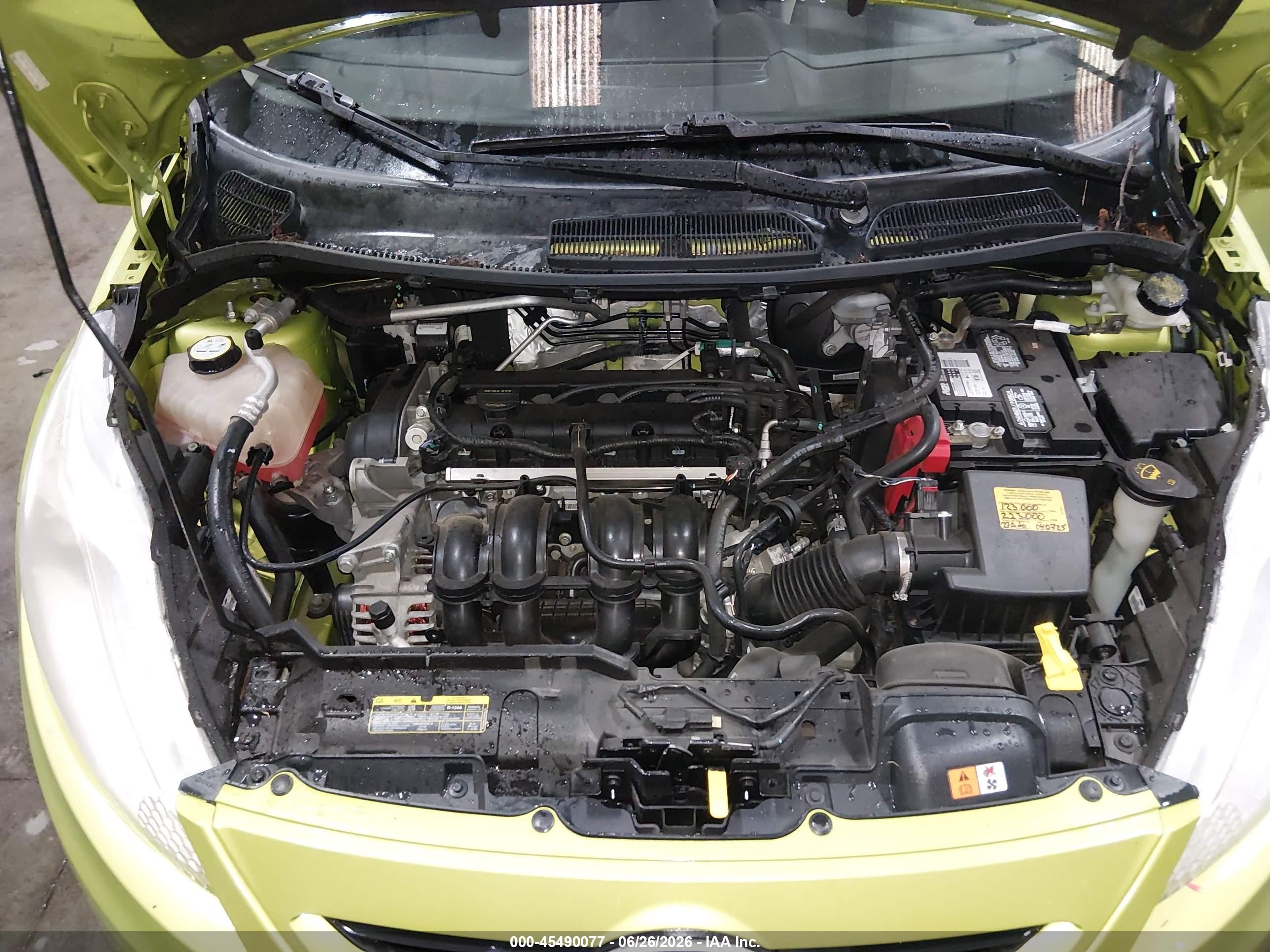 2011 Ford Fiesta Se Green vin: 3FADP4EJ0BM180561