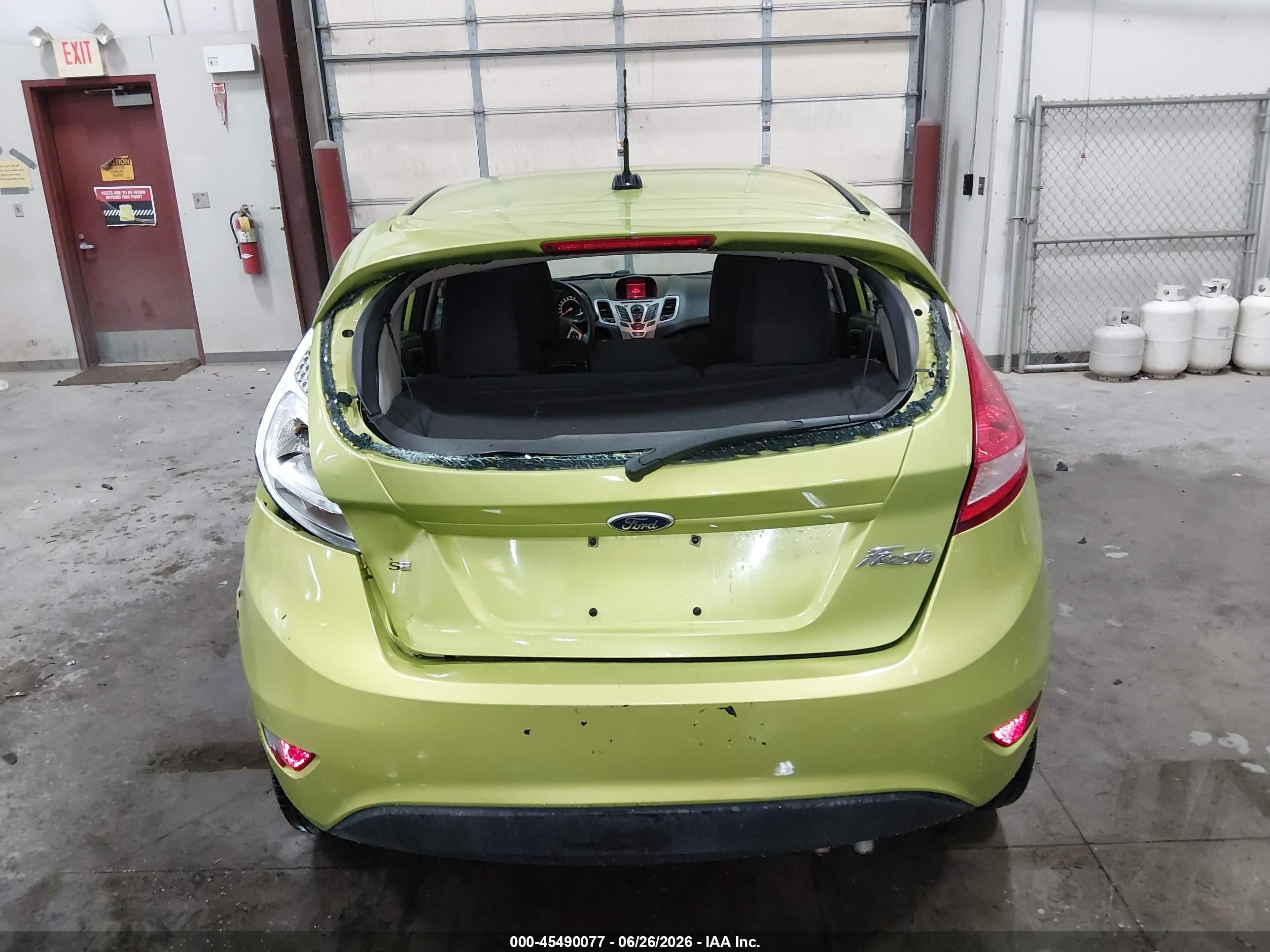 2011 Ford Fiesta Se Green vin: 3FADP4EJ0BM180561
