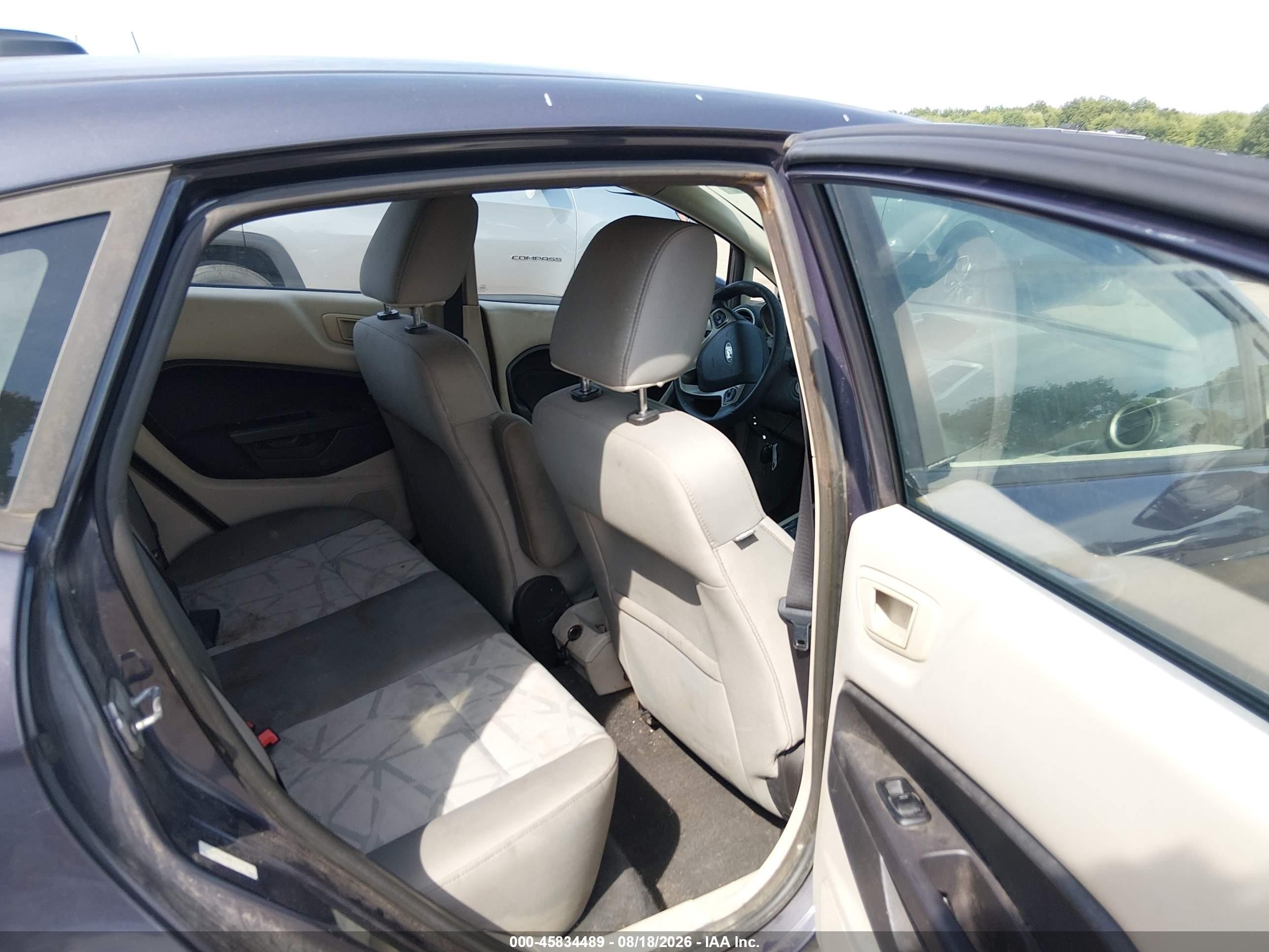 2012 Ford Fiesta Se Blue vin: 3FADP4EJ0CM115064