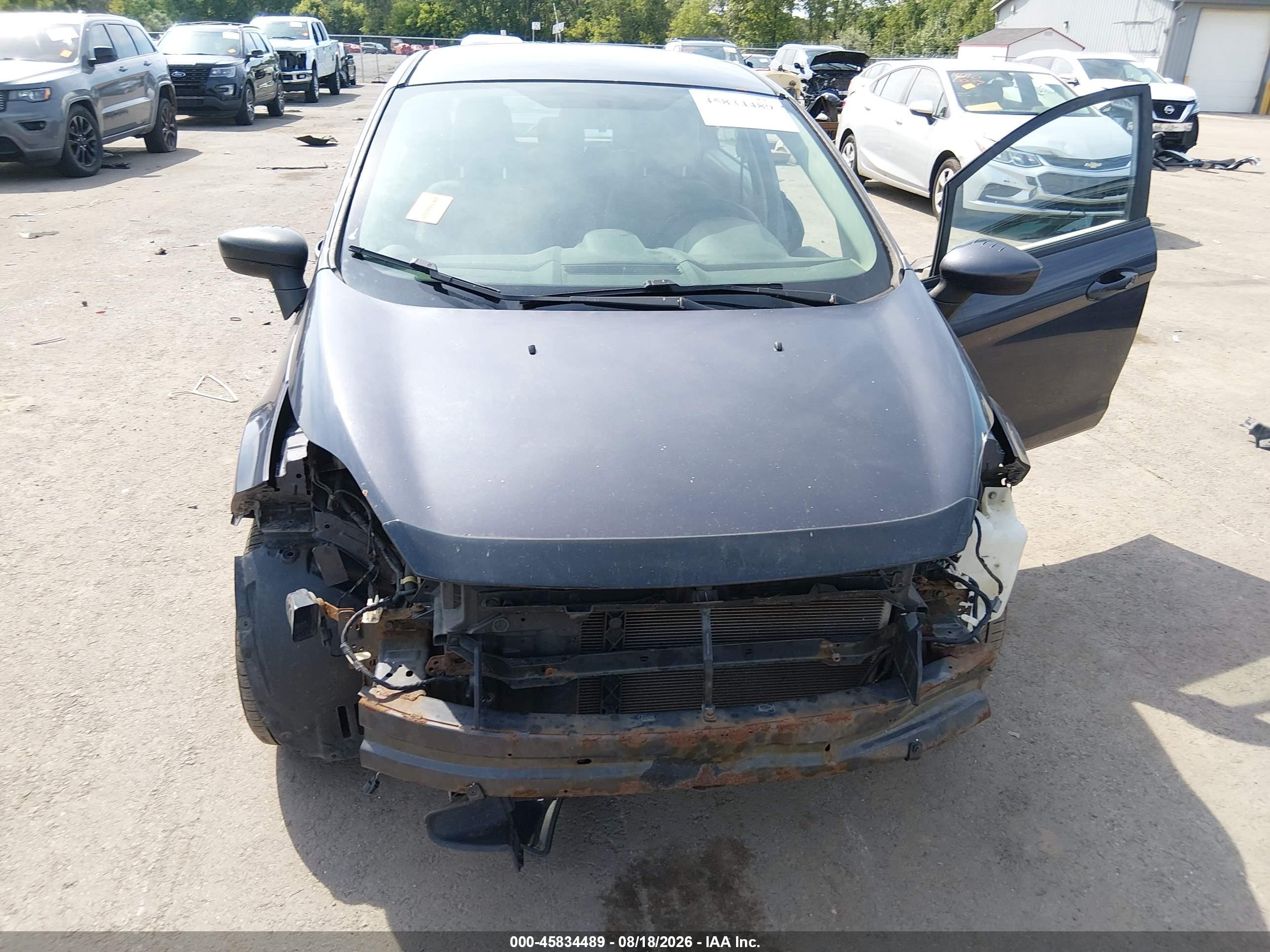 2012 Ford Fiesta Se Blue vin: 3FADP4EJ0CM115064