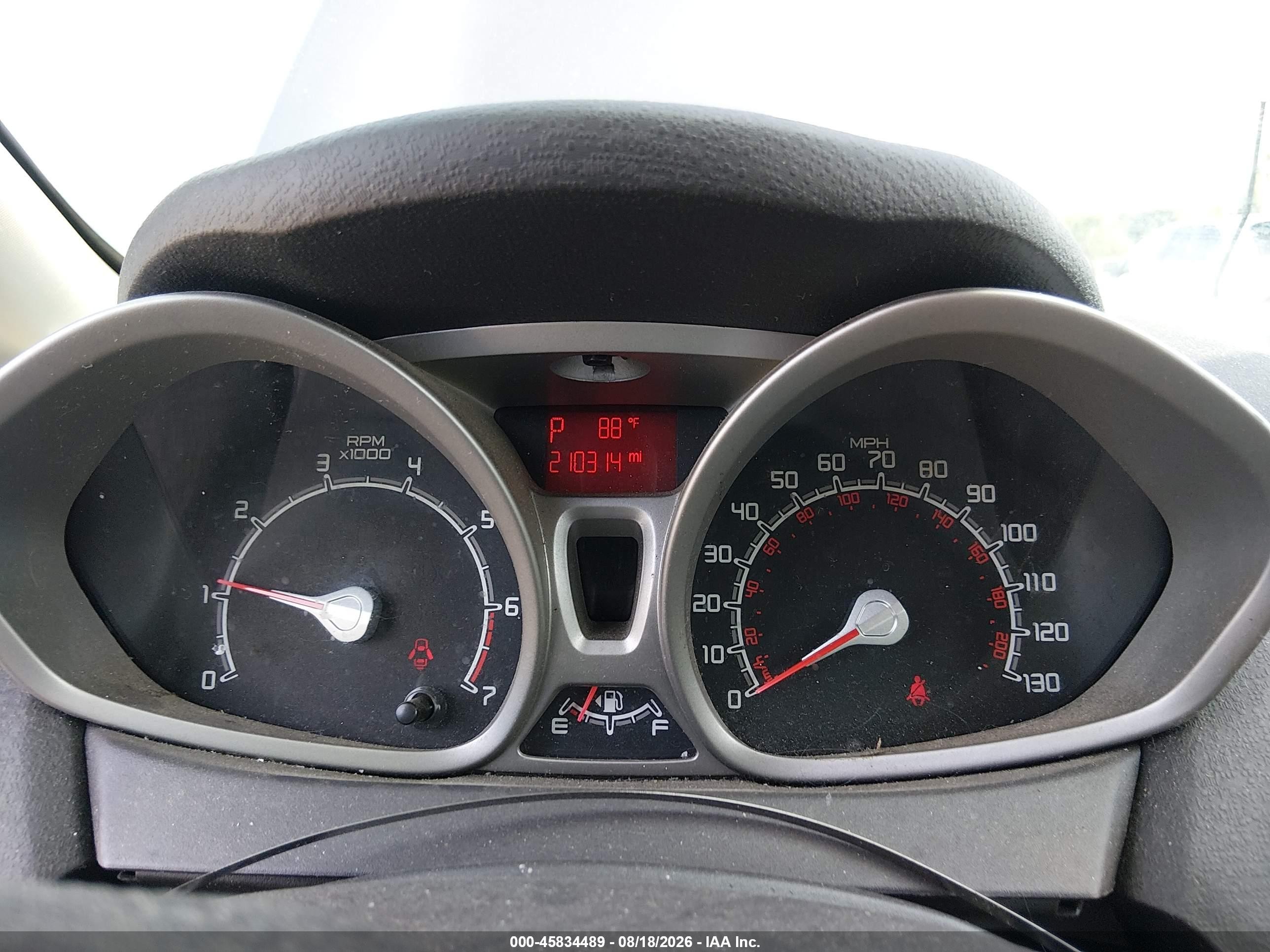 2012 Ford Fiesta Se Blue vin: 3FADP4EJ0CM115064