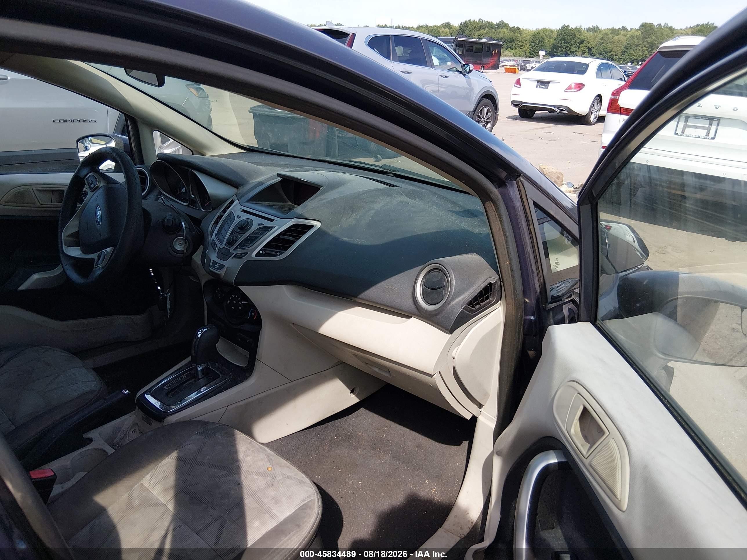 2012 Ford Fiesta Se Blue vin: 3FADP4EJ0CM115064