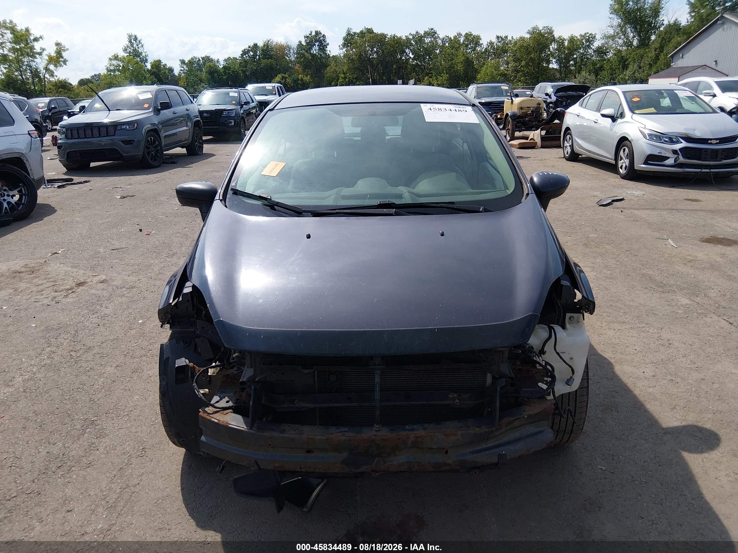 2012 Ford Fiesta Se Blue vin: 3FADP4EJ0CM115064