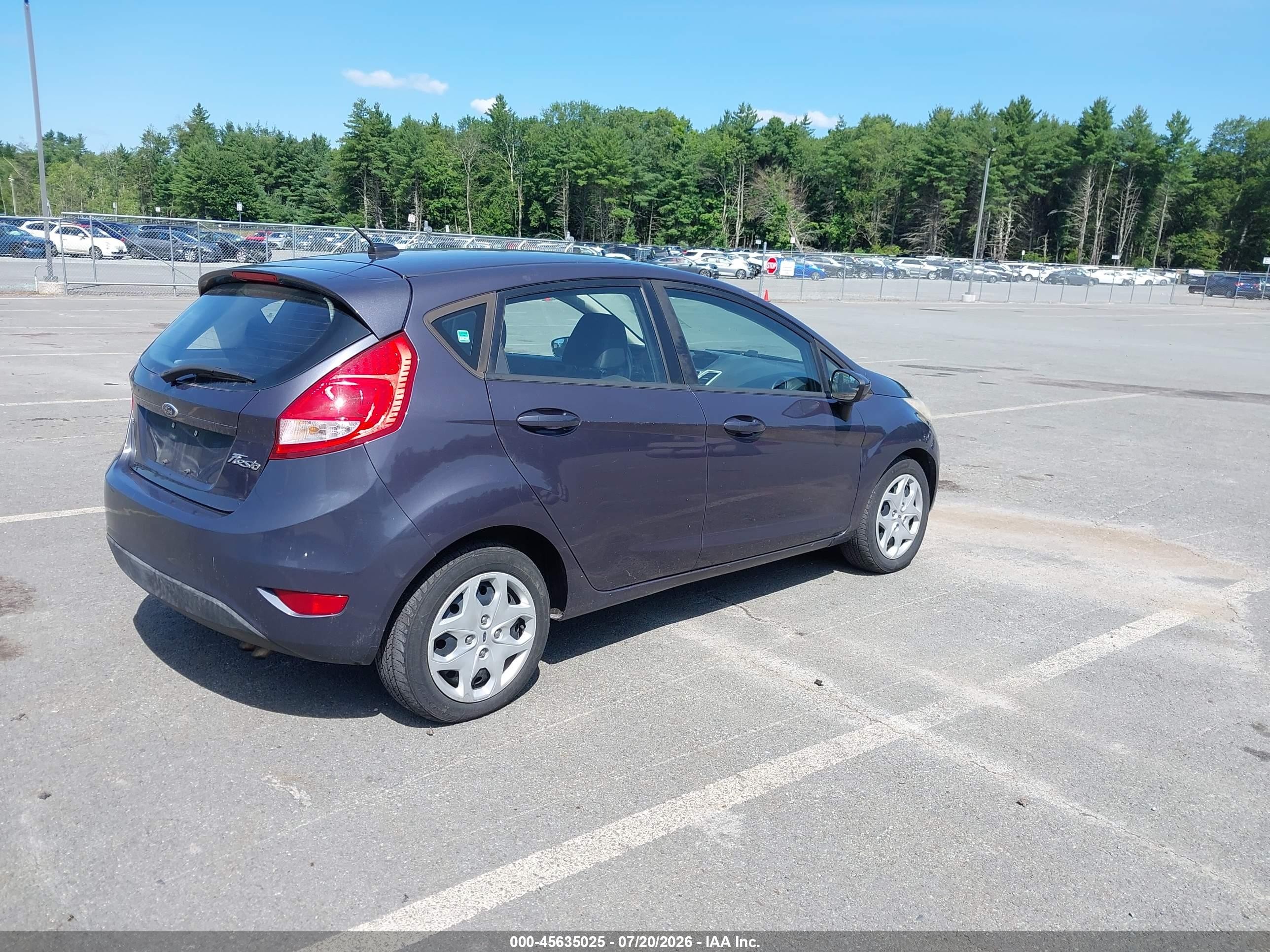2012 Ford Fiesta Se Blue vin: 3FADP4EJ0CM197944