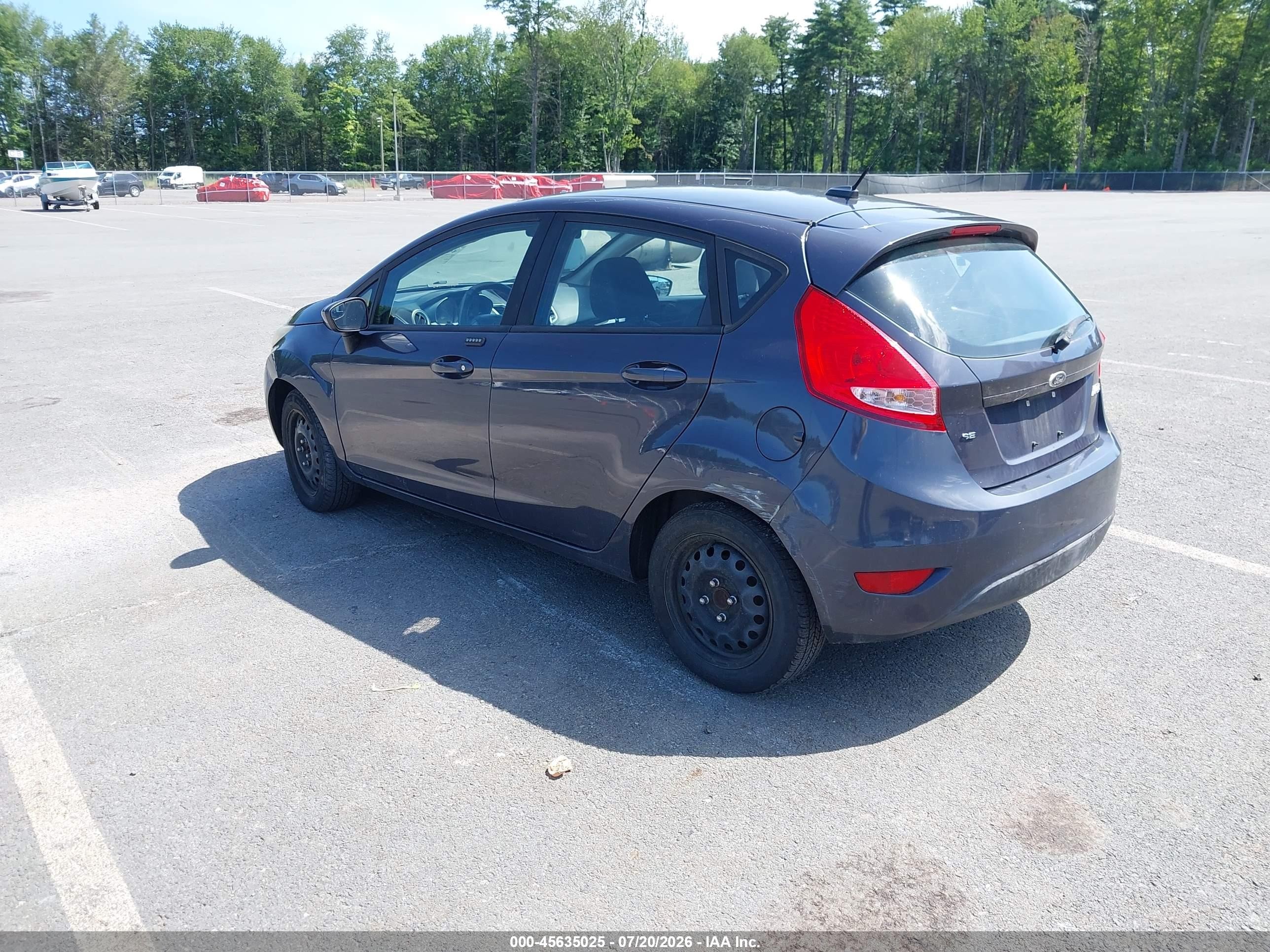 2012 Ford Fiesta Se Blue vin: 3FADP4EJ0CM197944