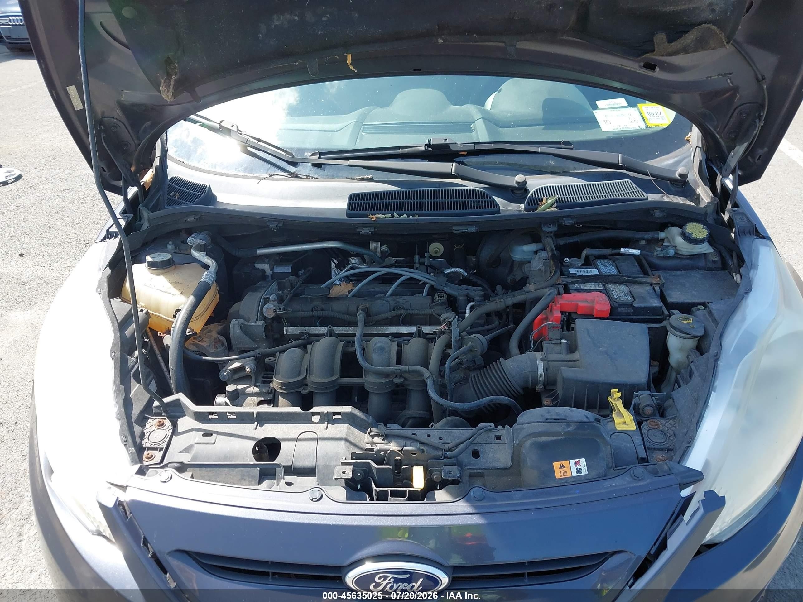 2012 Ford Fiesta Se Blue vin: 3FADP4EJ0CM197944