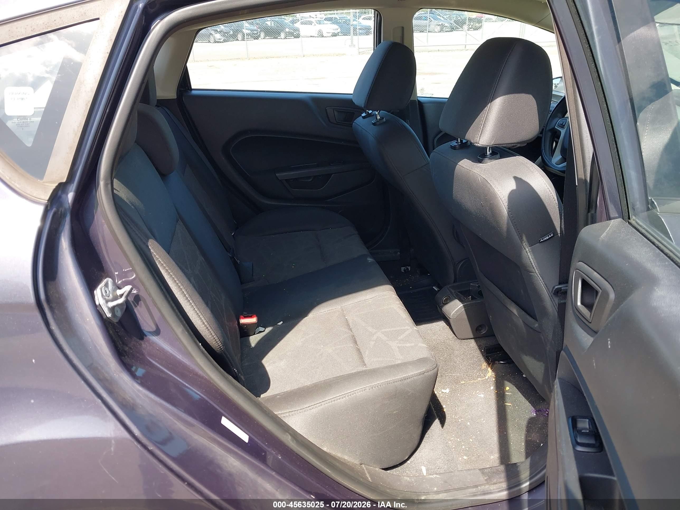 2012 Ford Fiesta Se Blue vin: 3FADP4EJ0CM197944