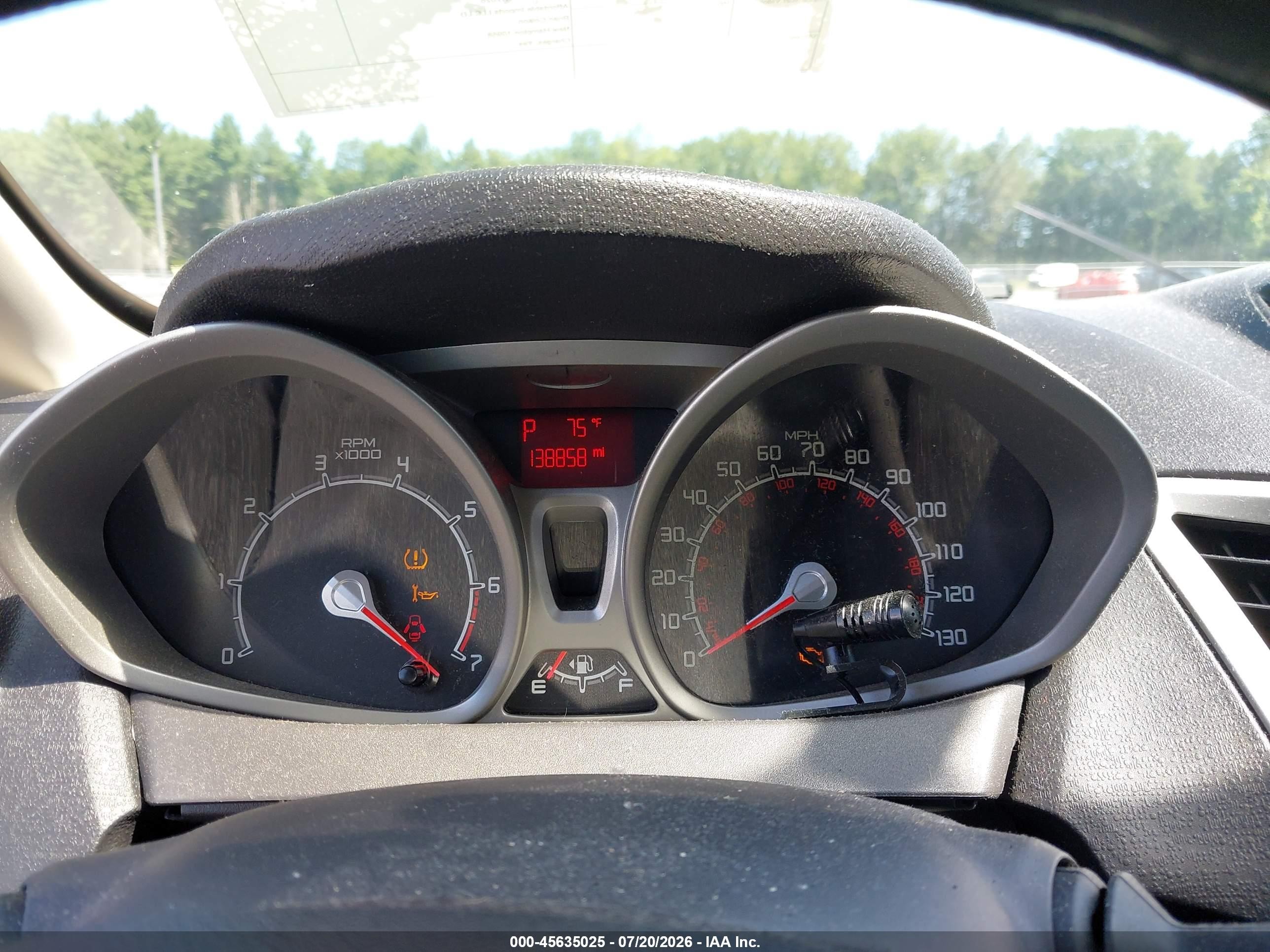 2012 Ford Fiesta Se Blue vin: 3FADP4EJ0CM197944